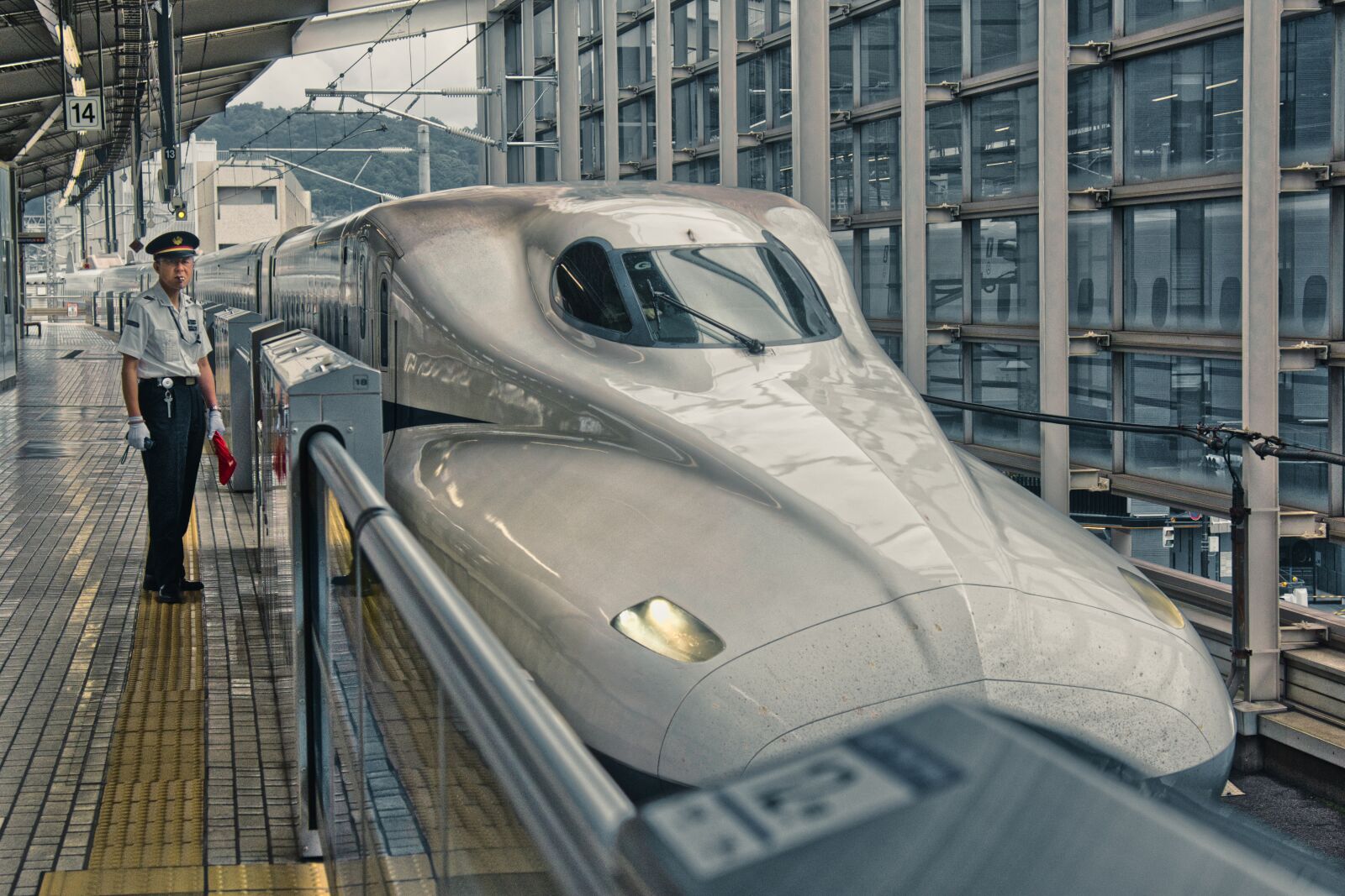 Nikon D7200 sample photo. Shinkansen, japan, express train photography