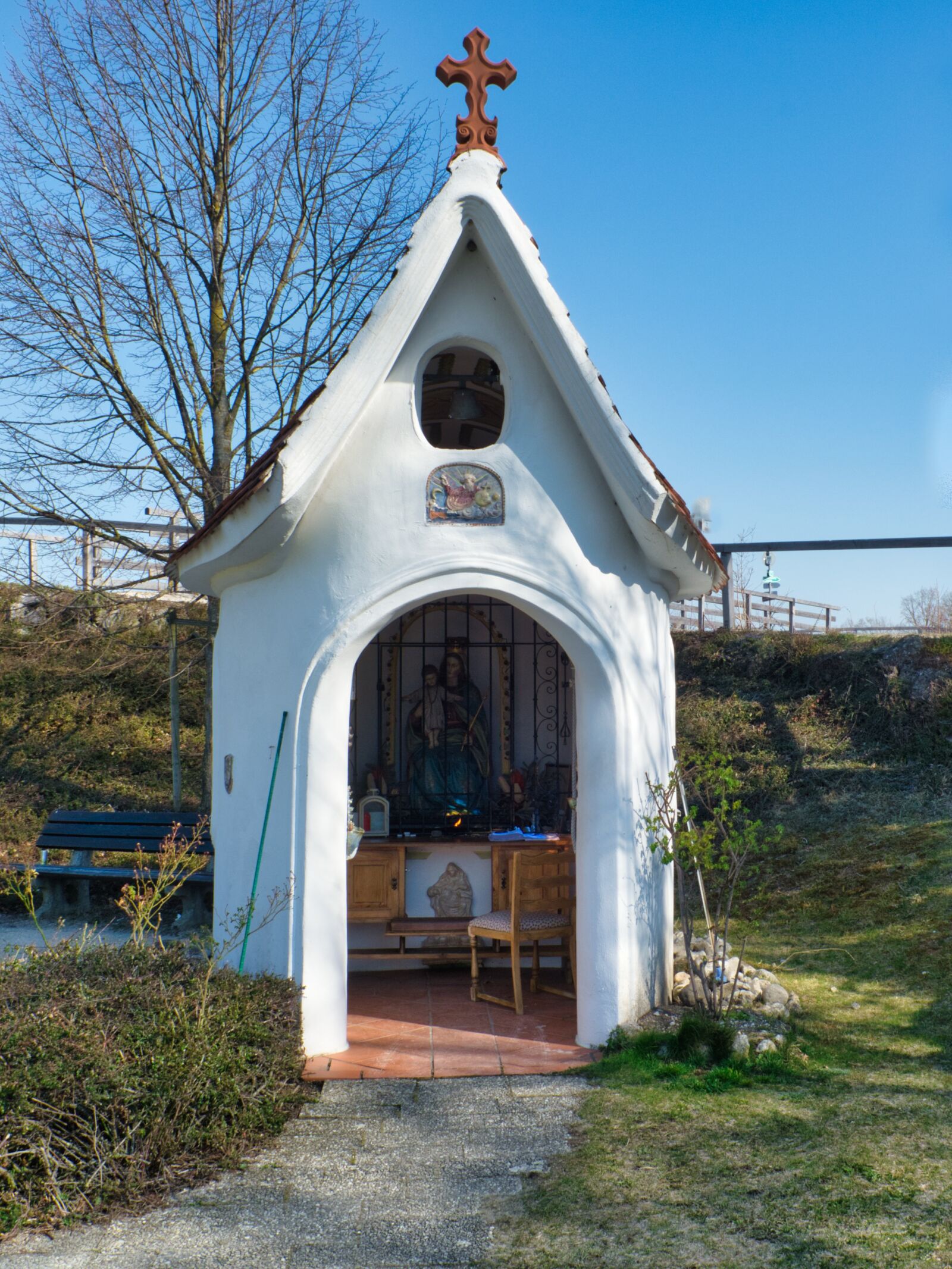 Nikon D7100 sample photo. Chapel, feldkapelle, bavaria photography