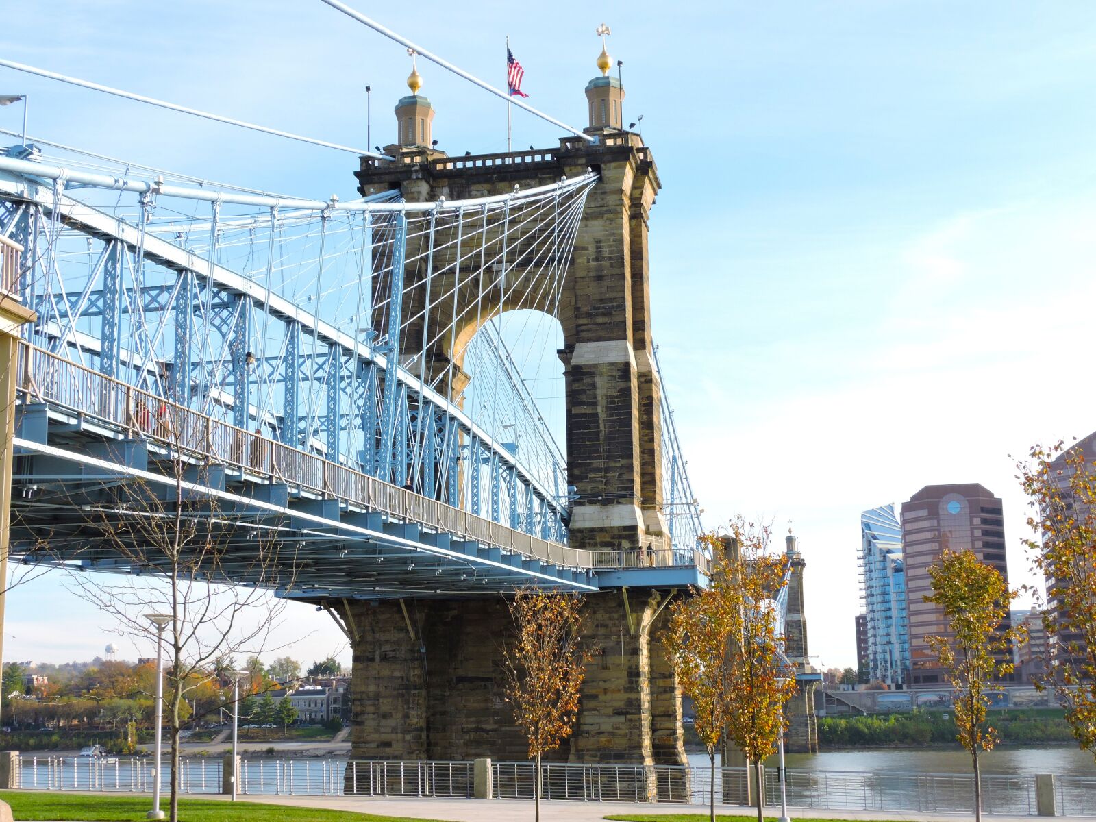 Nikon Coolpix P600 sample photo. John a roebling bridge photography