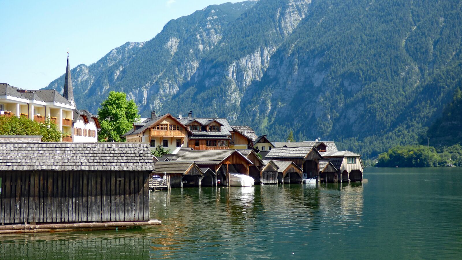Panasonic Lumix DMC-FZ70 sample photo. Hallstatt, austria, lake photography