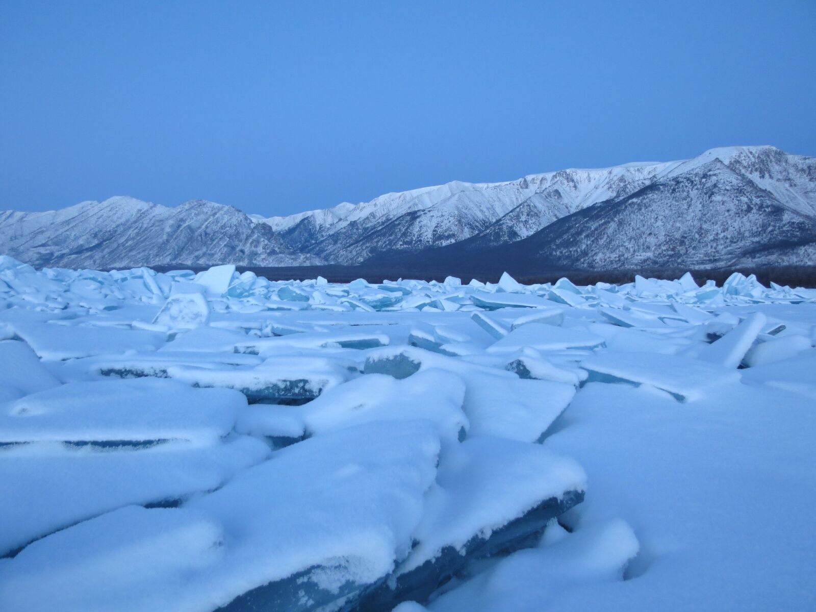 Canon PowerShot SX40 HS sample photo. Baikal, lake, ice photography