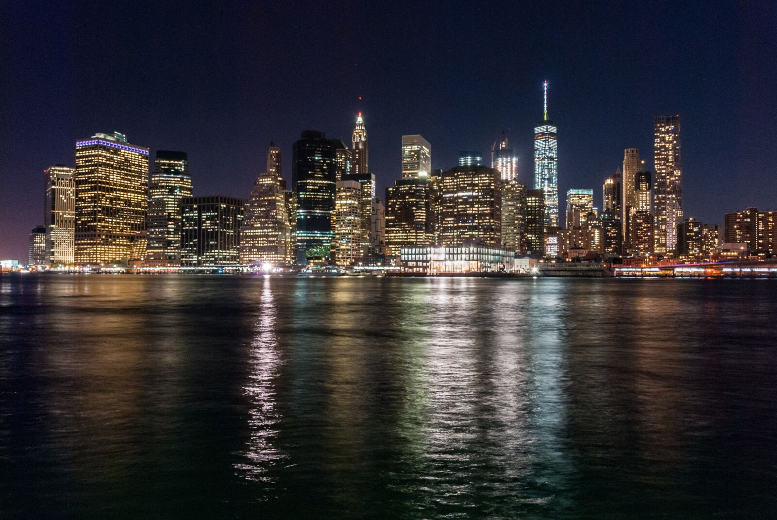 Nikon D60 sample photo. Manhattan skyline, new york photography