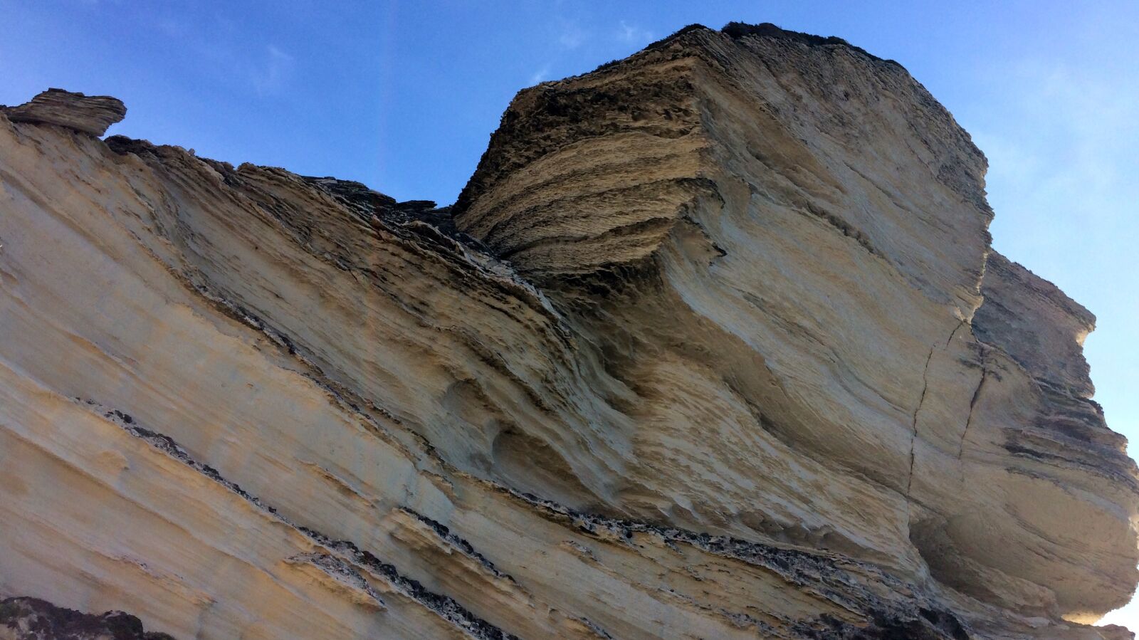 iPhone 5s back camera 4.15mm f/2.2 sample photo. Bonifacio, corsican, cliff photography