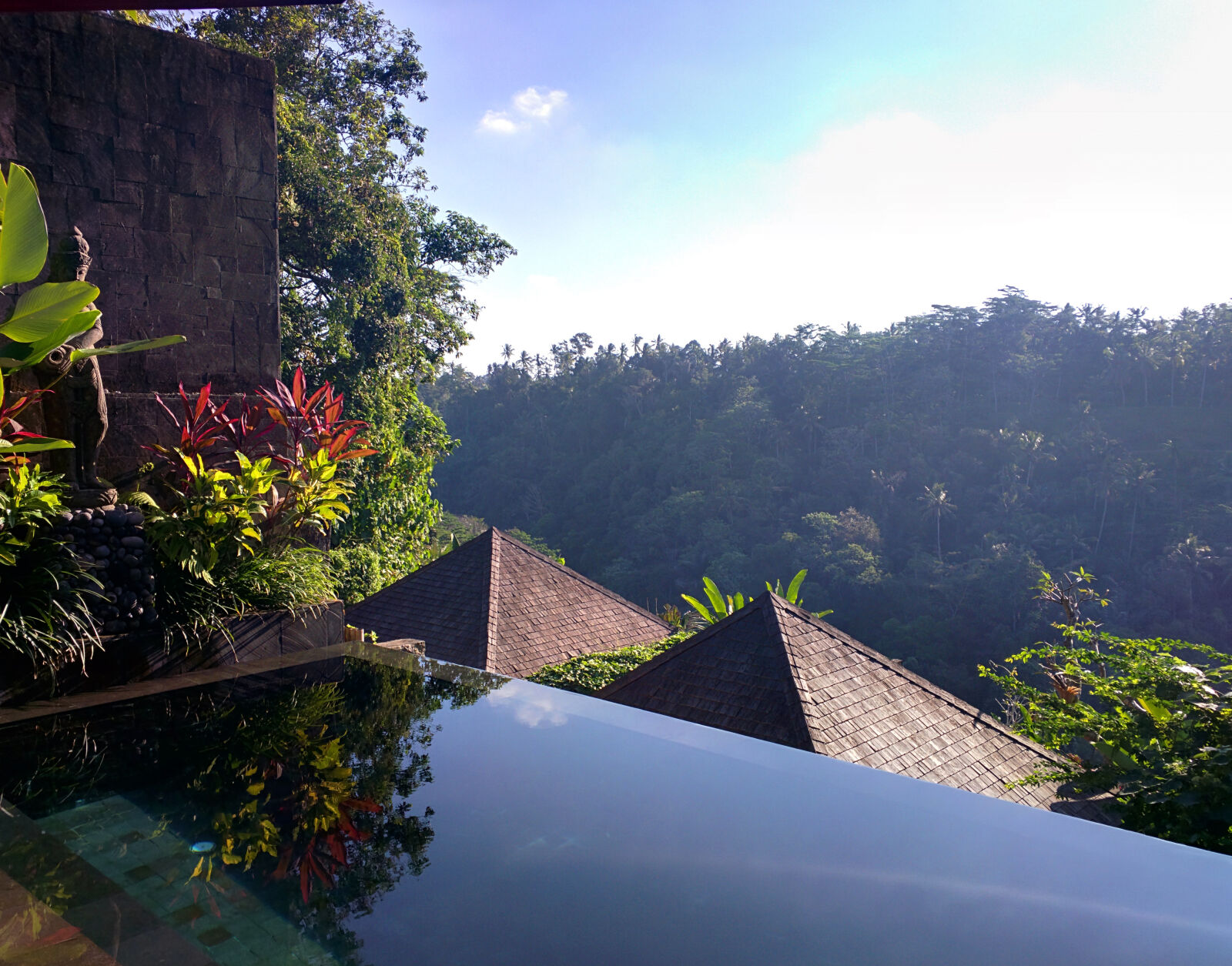 Motorola Nexus 6 sample photo. Bali, jungle, pool, rooftop photography