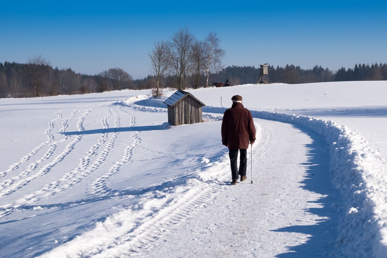 Fujifilm X-T10 sample photo. Winter, farewell, away photography