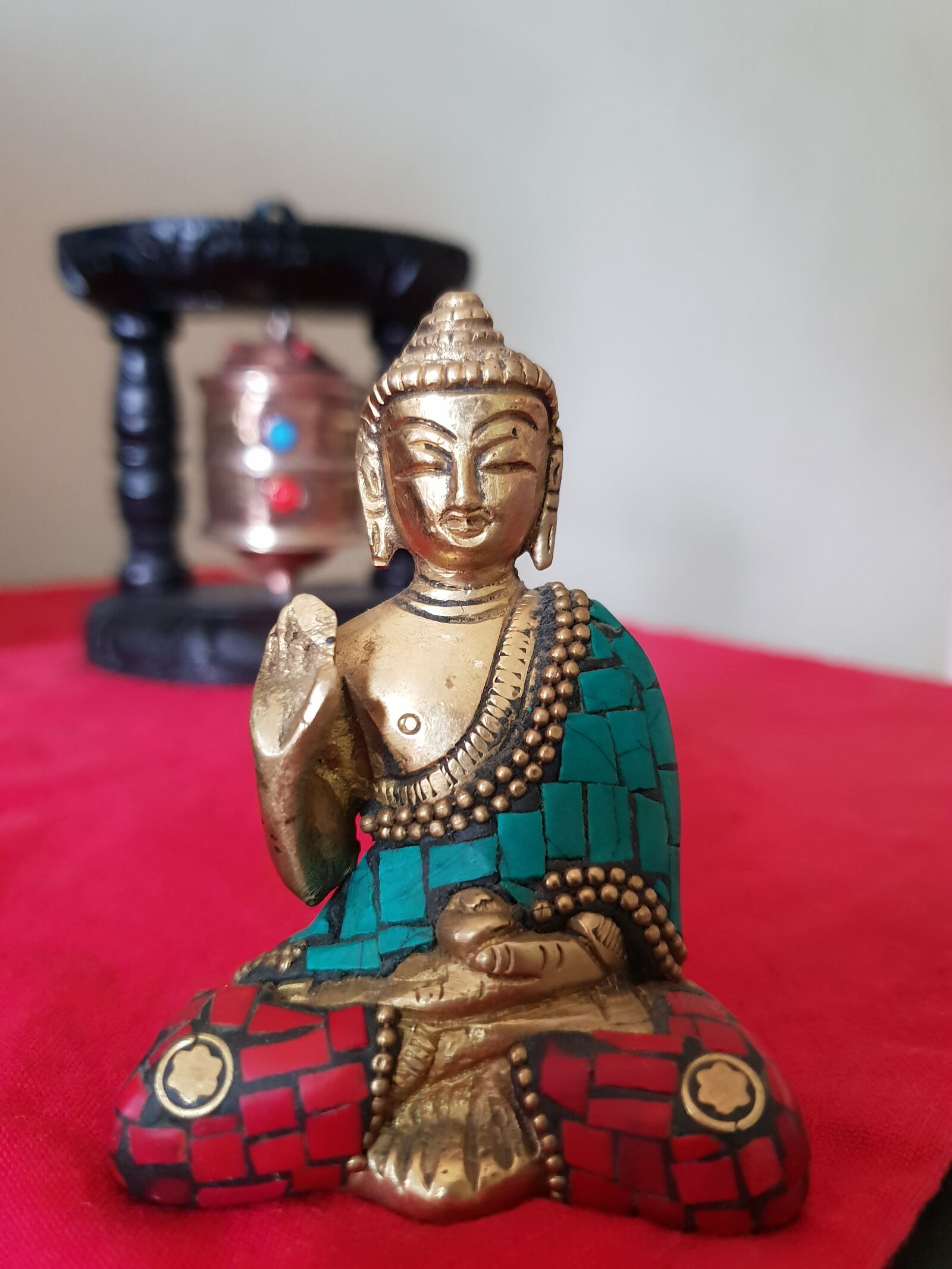 Samsung Galaxy S9+ sample photo. Buddhism, prayerwheel, prayer wheel photography