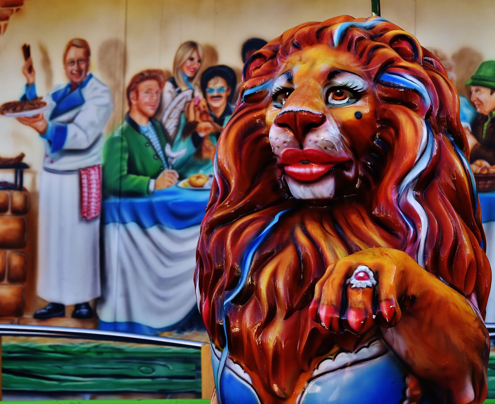 Nikon D7200 sample photo. Oktoberfest, lion, gastronomy photography