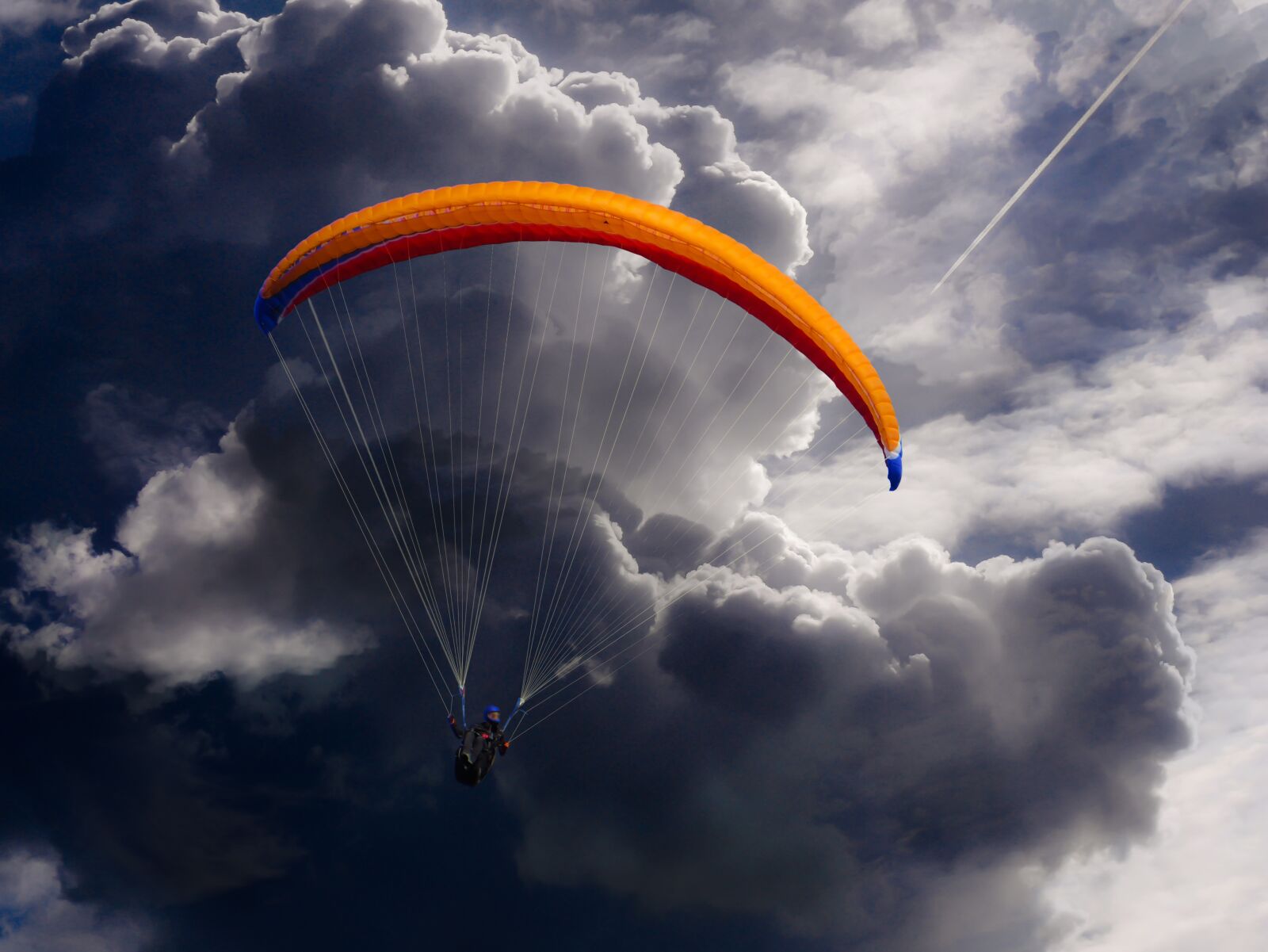 Panasonic DMC-G70 sample photo. Sport, paragliding, paraglider photography