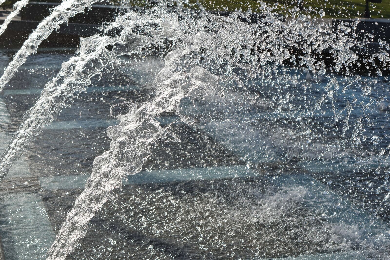 Nikon D5500 sample photo. Capital city, fountain, urban photography