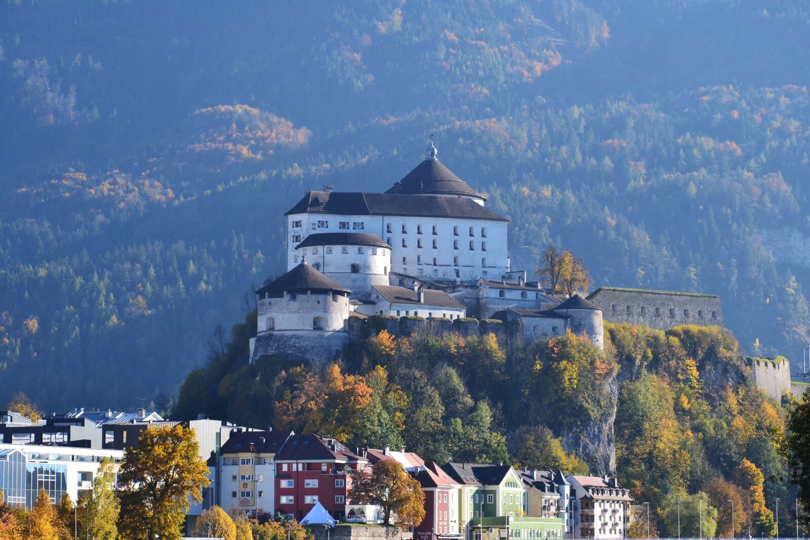 Nikon D3100 sample photo. Fortress, kufstein, autumn photography