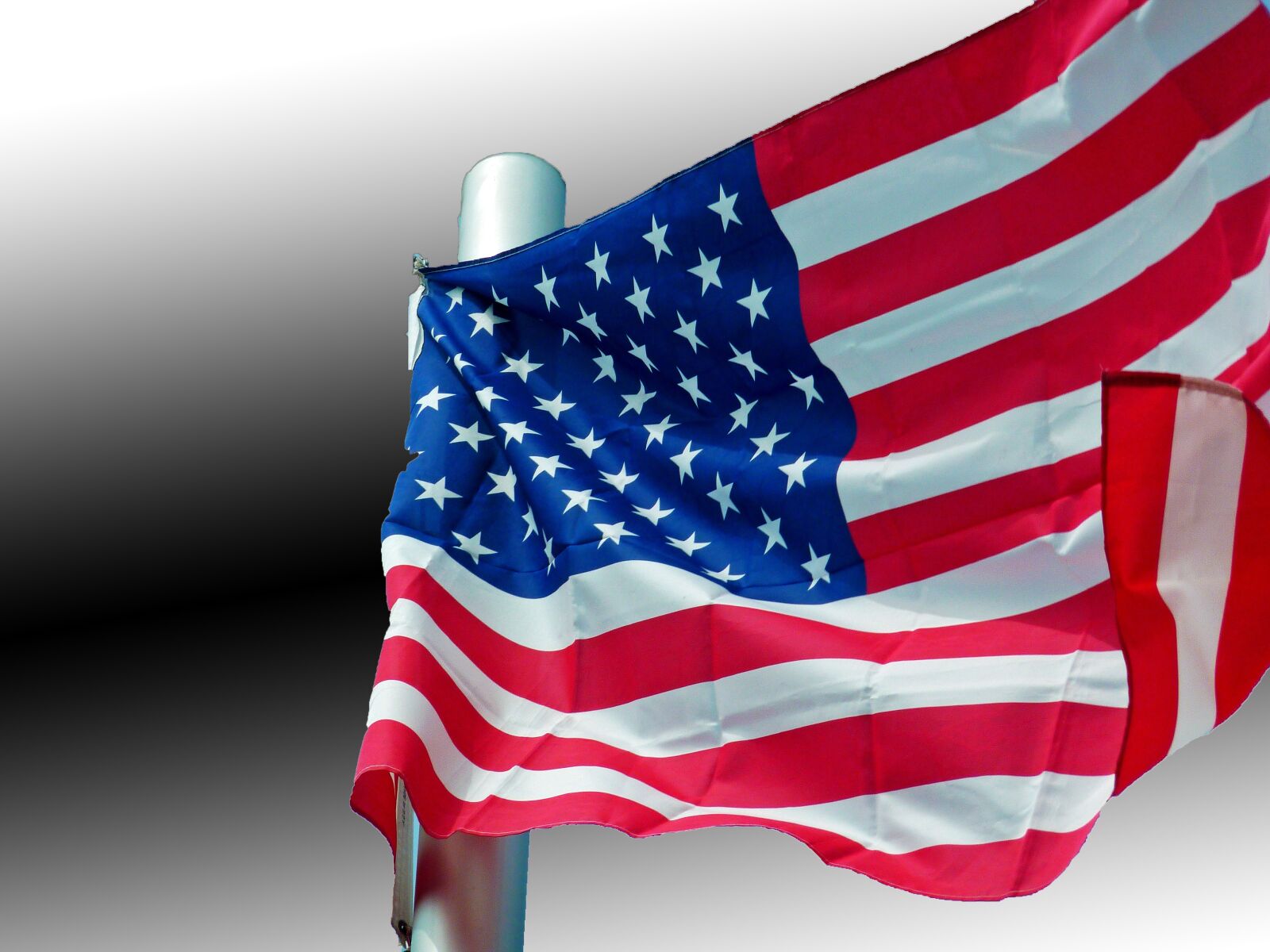 Panasonic DMC-TZ7 sample photo. Usa, flag, wind photography