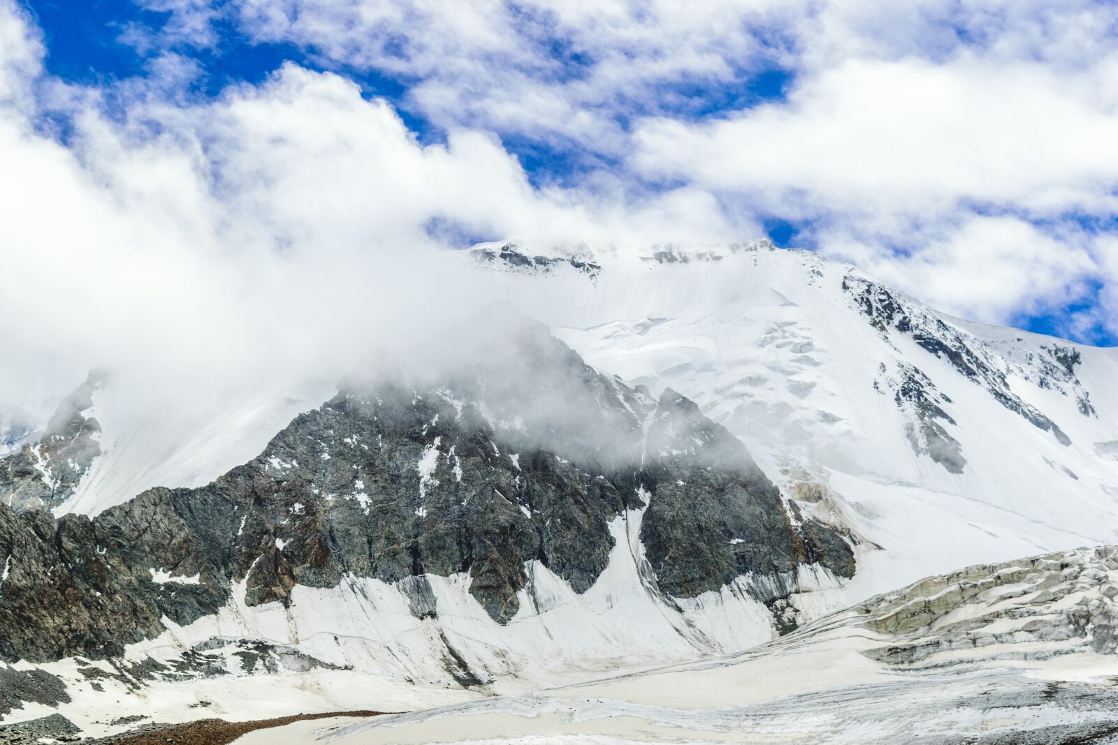 Nikon D5300 sample photo. Mountains, tianshan, snow photography