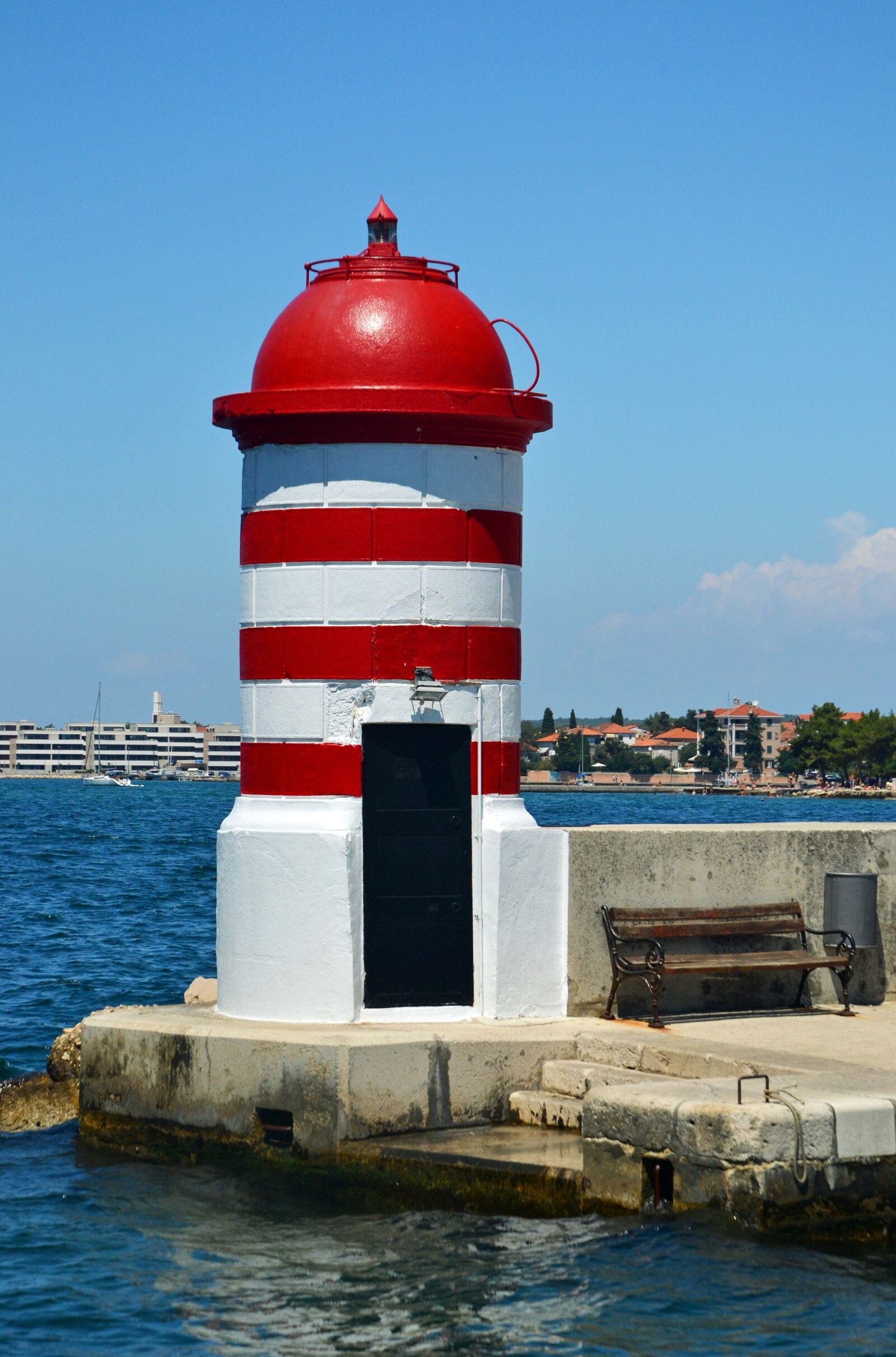 Nikon D3100 sample photo. Zadar, lighthouse, croatia photography