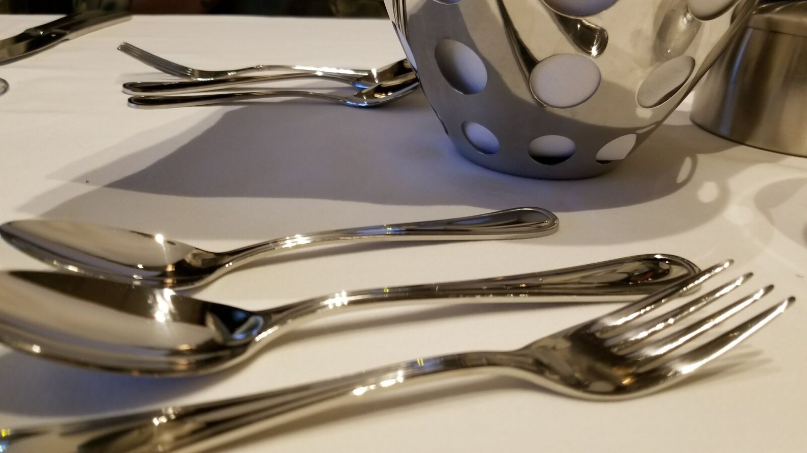 Samsung Galaxy S8 sample photo. Cutlery, restaurant, spoon photography