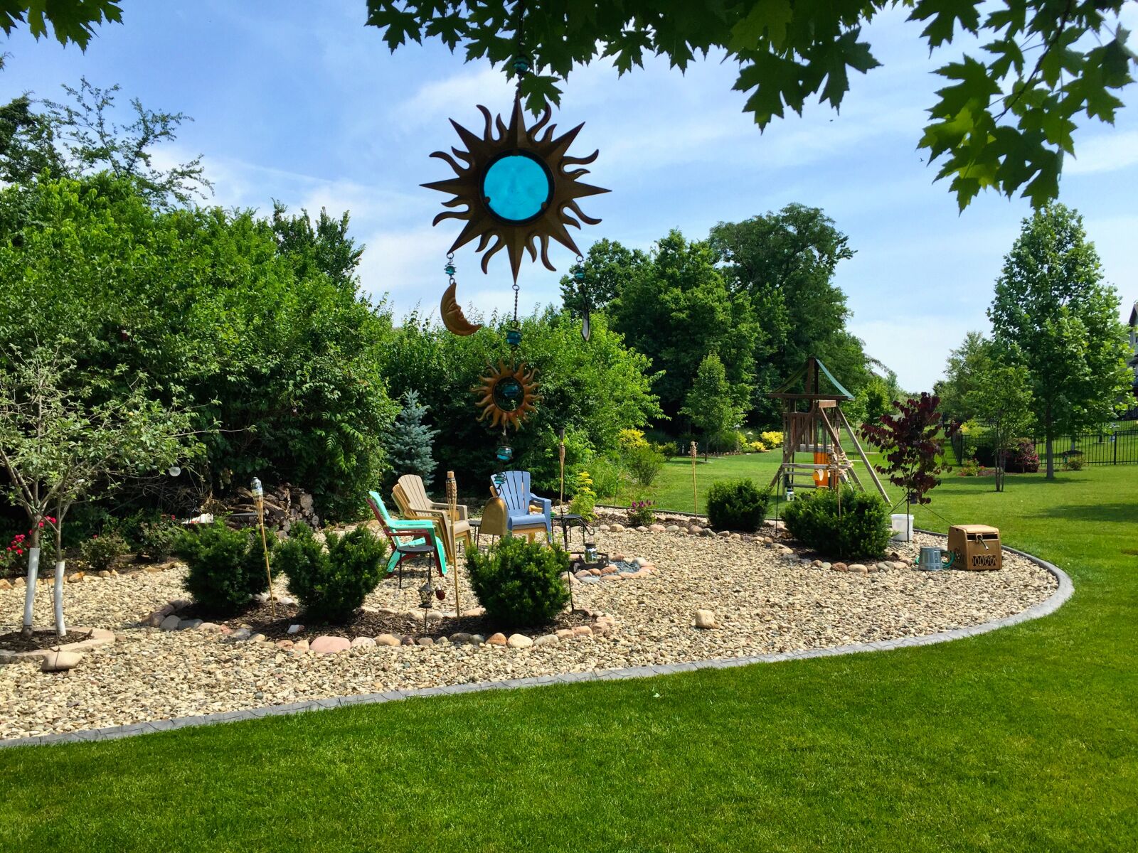 Apple iPhone 6 sample photo. Backyard, landscaping photography