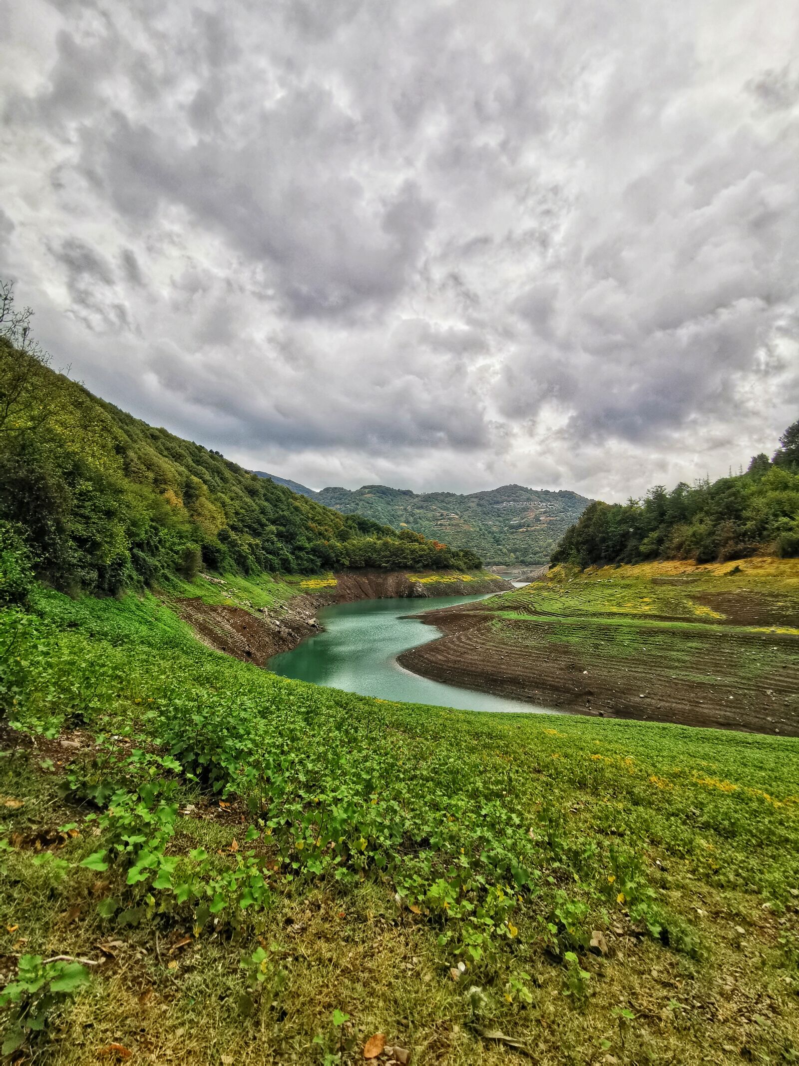 HUAWEI VOG-L29 sample photo. Green, lake, nature photography