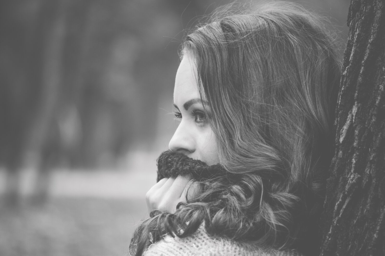 Nikon D3100 sample photo. Vintage portrait, girl looking photography
