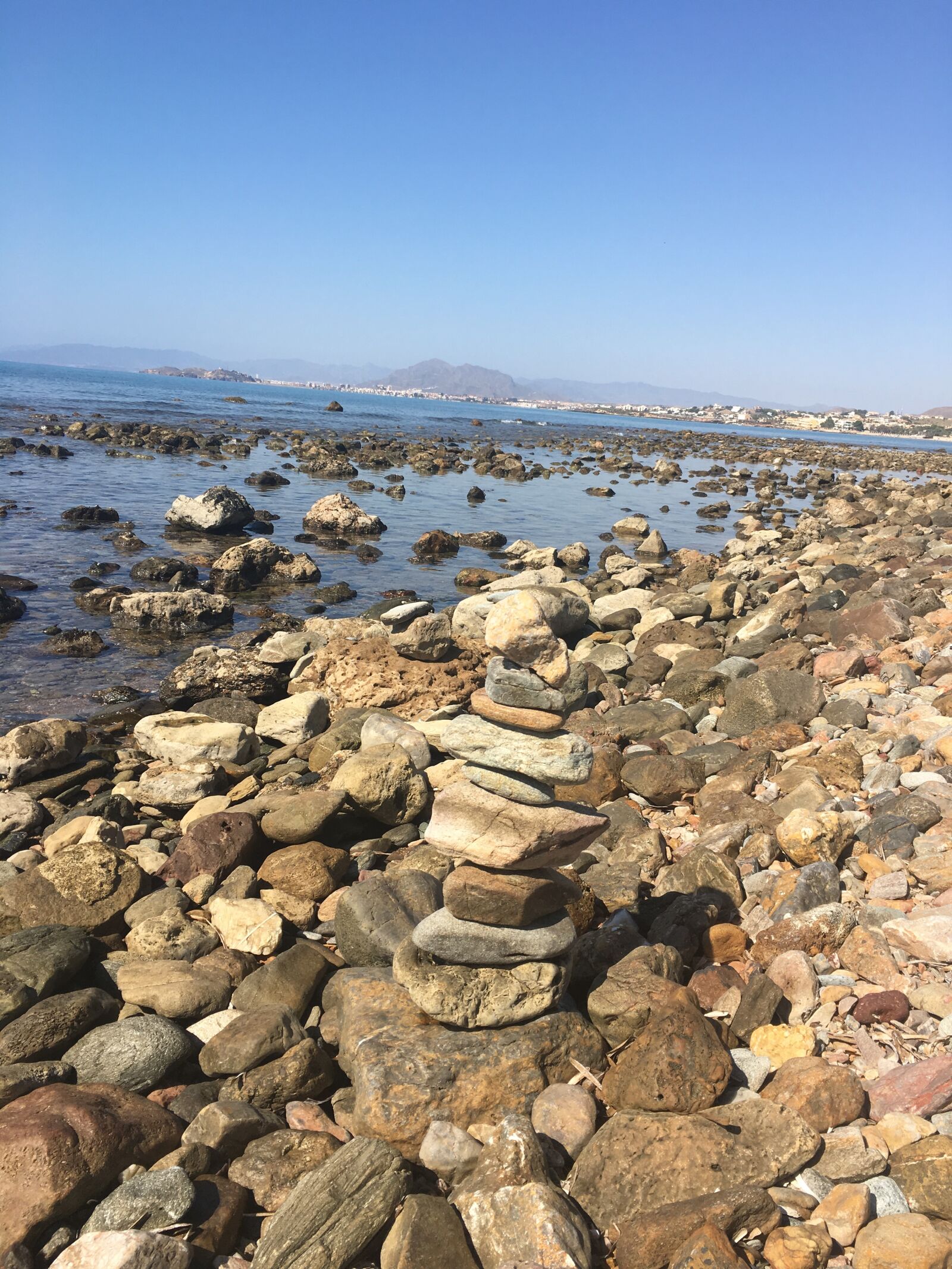 Apple iPhone 6s sample photo. Cala, cartagena, mar, piedras photography