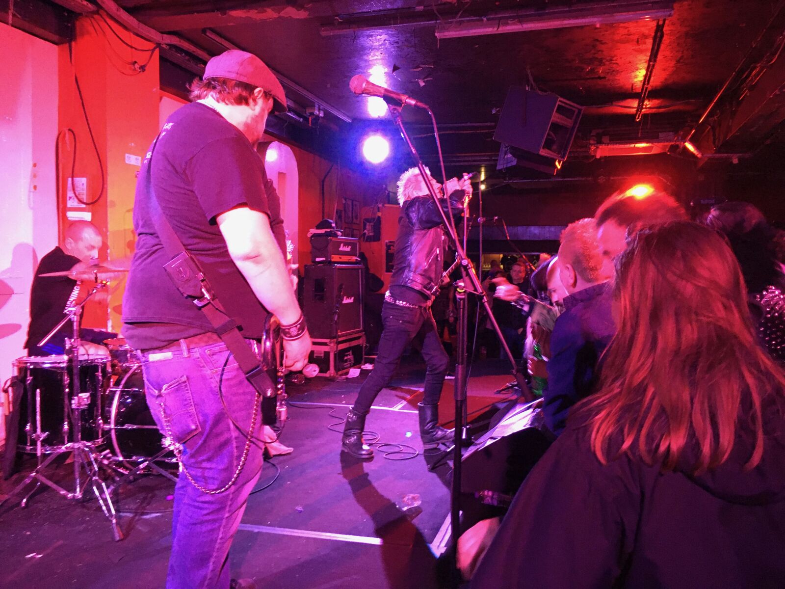 iPhone SE back camera 4.15mm f/2.2 sample photo. Punk, 100 club, london photography