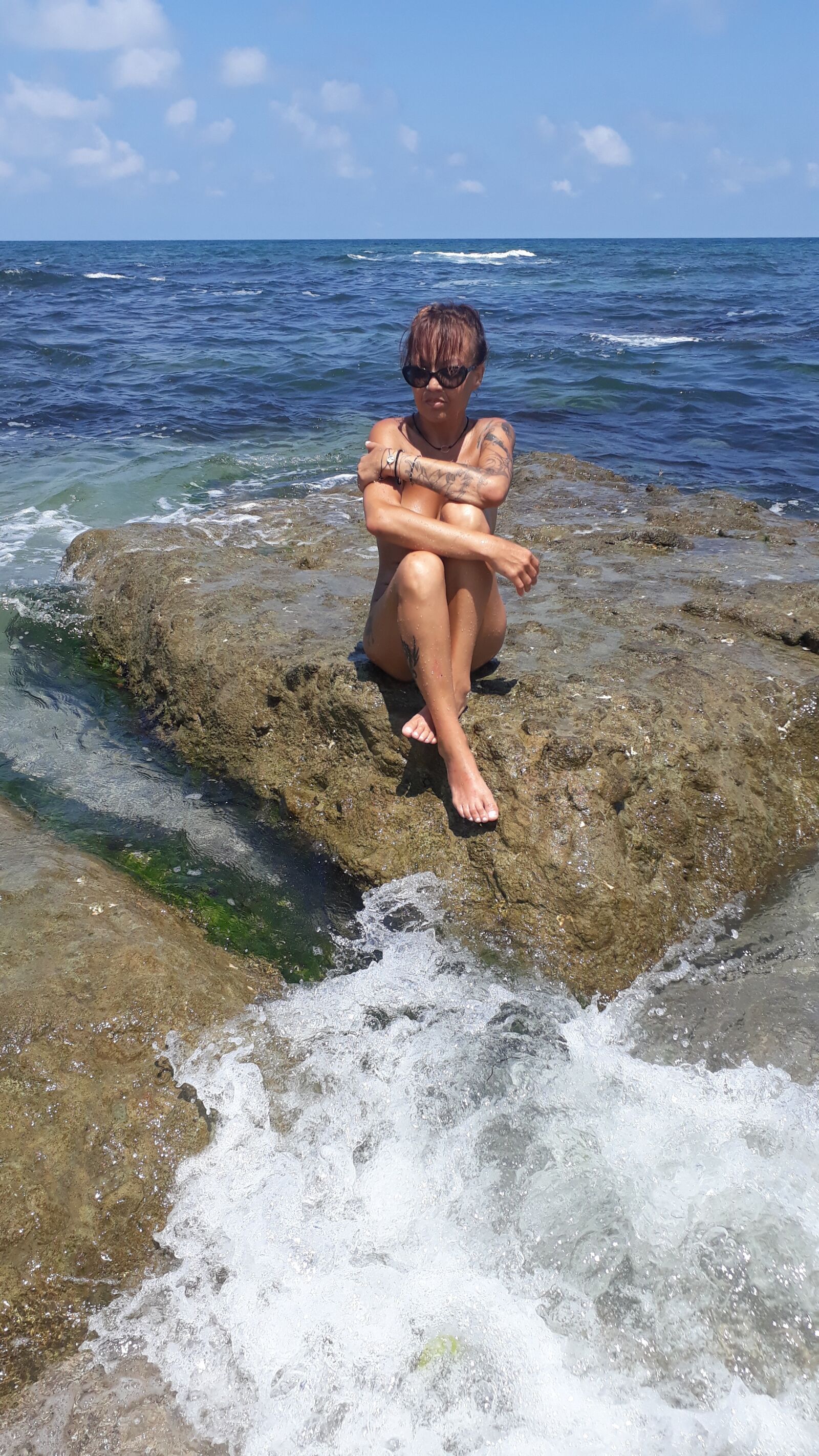 Samsung Galaxy A3(2017) sample photo. Me, and, sea photography