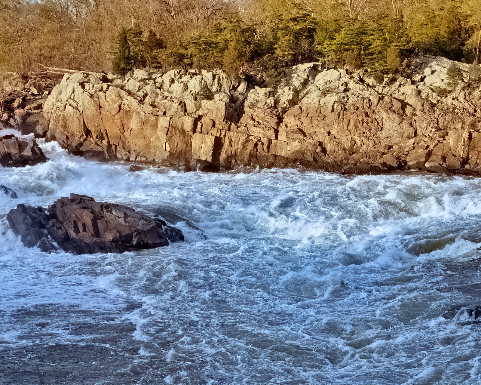 Nikon D80 sample photo. Potomac, river, rapids photography