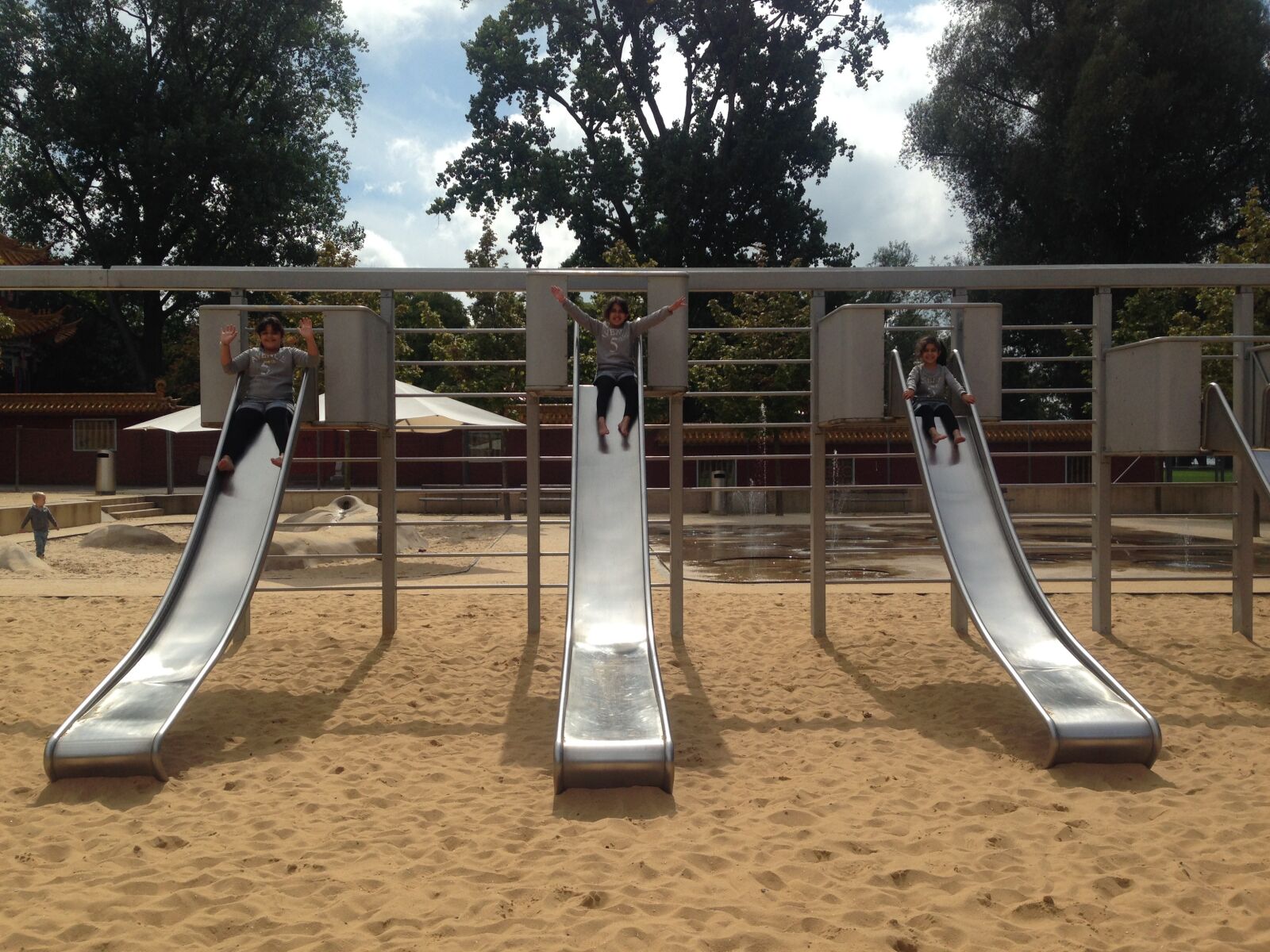 iPhone 5c back camera 4.12mm f/2.4 sample photo. Children, slide, playground photography