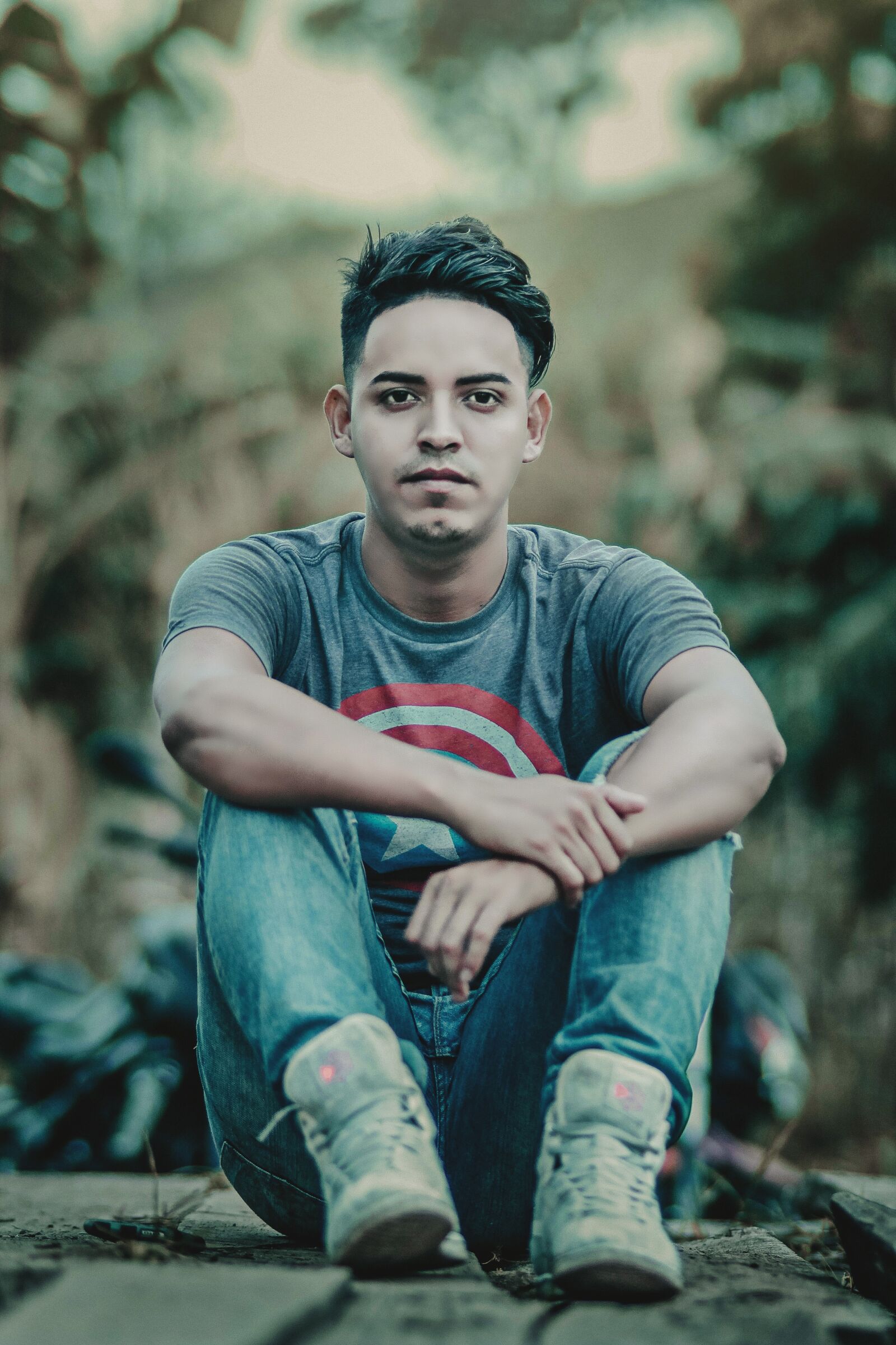Canon YN85mm f/1.8 DCM sample photo. Model, man, posture photography