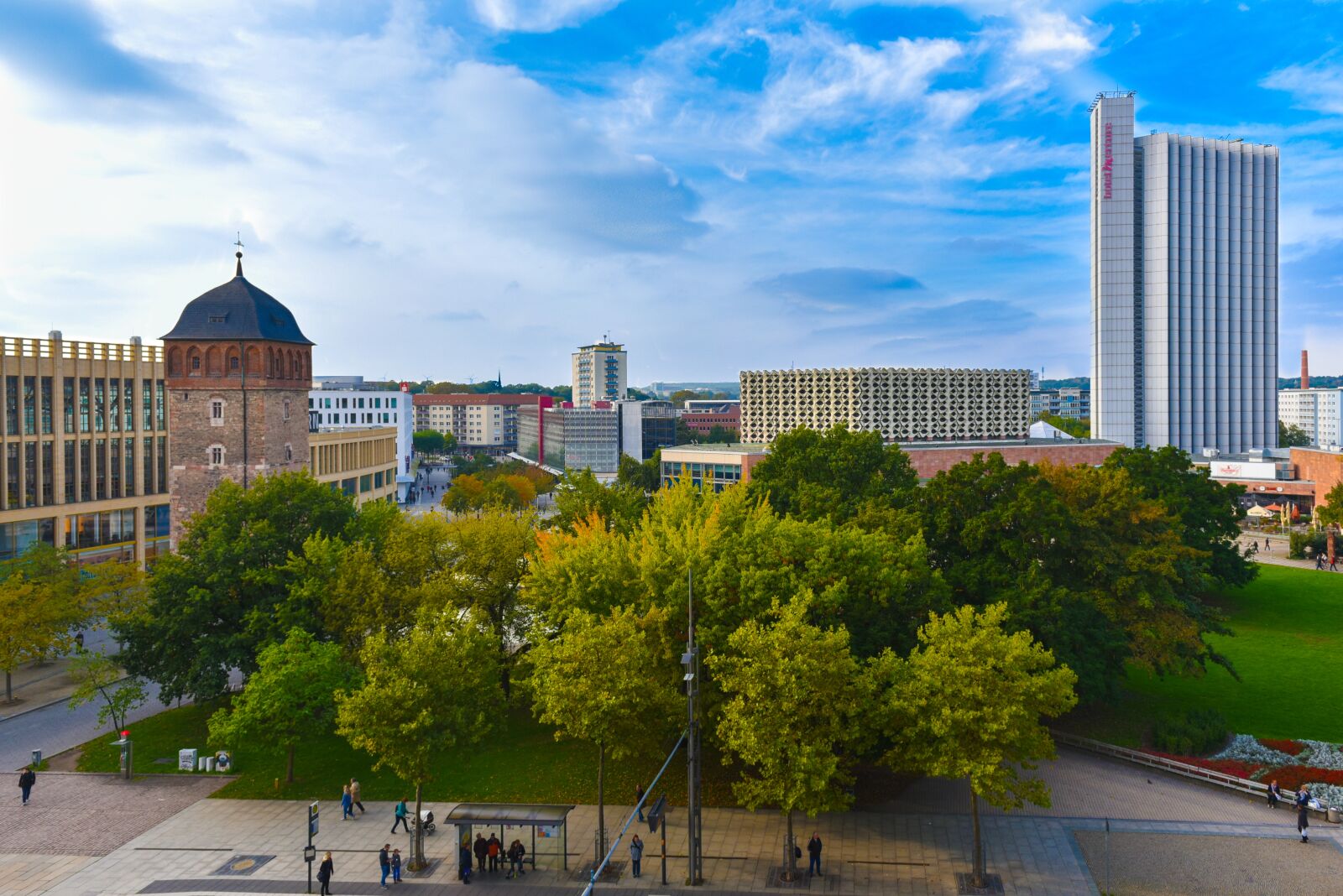 Nikon D750 sample photo. Chemnitz, building, red tower photography