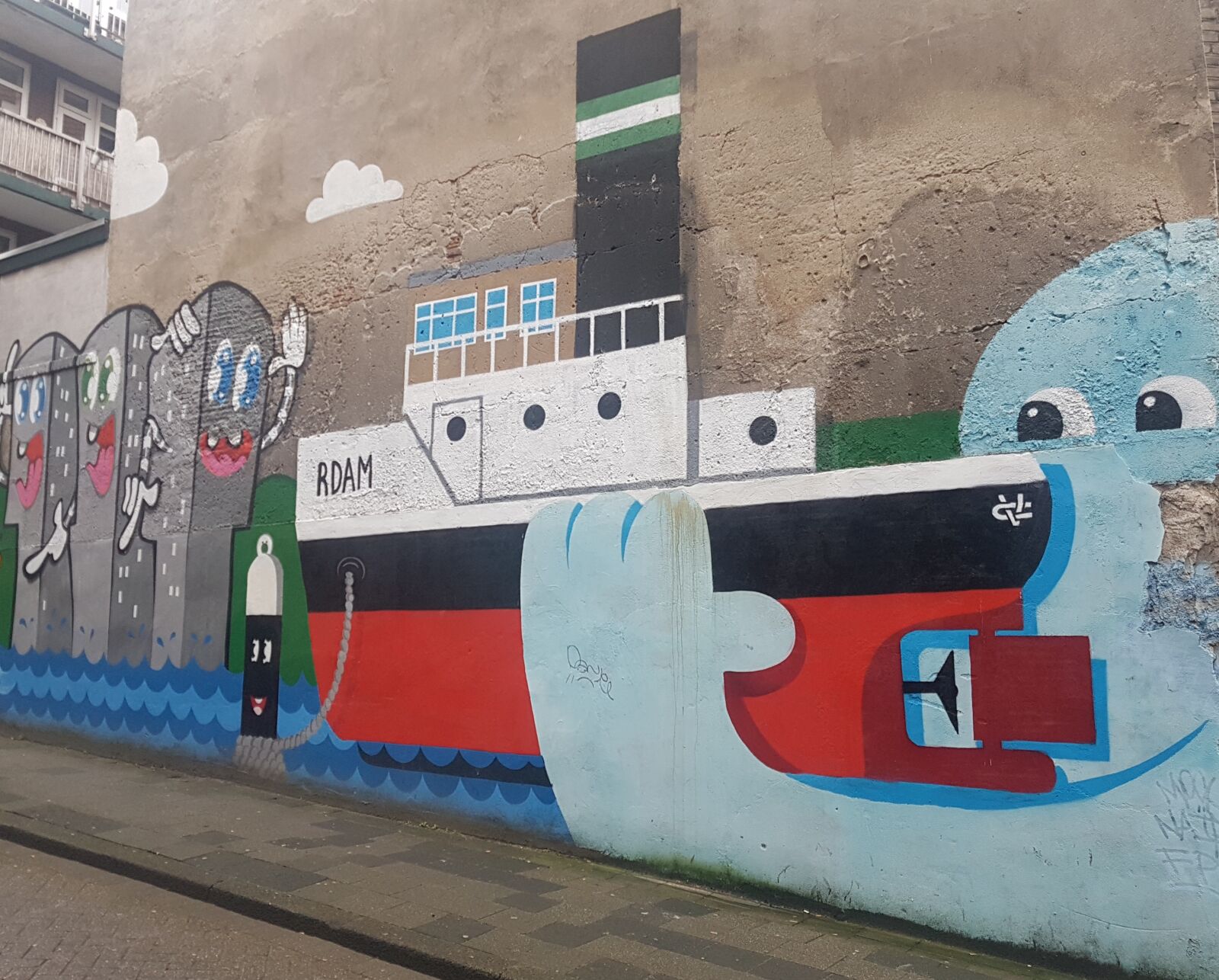 Samsung Galaxy S7 Edge sample photo. Rotterdam, graffiti, urban art photography
