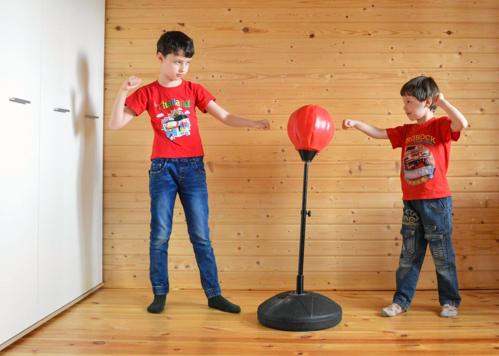 Nikon D3200 sample photo. Kids, fight, boxing photography