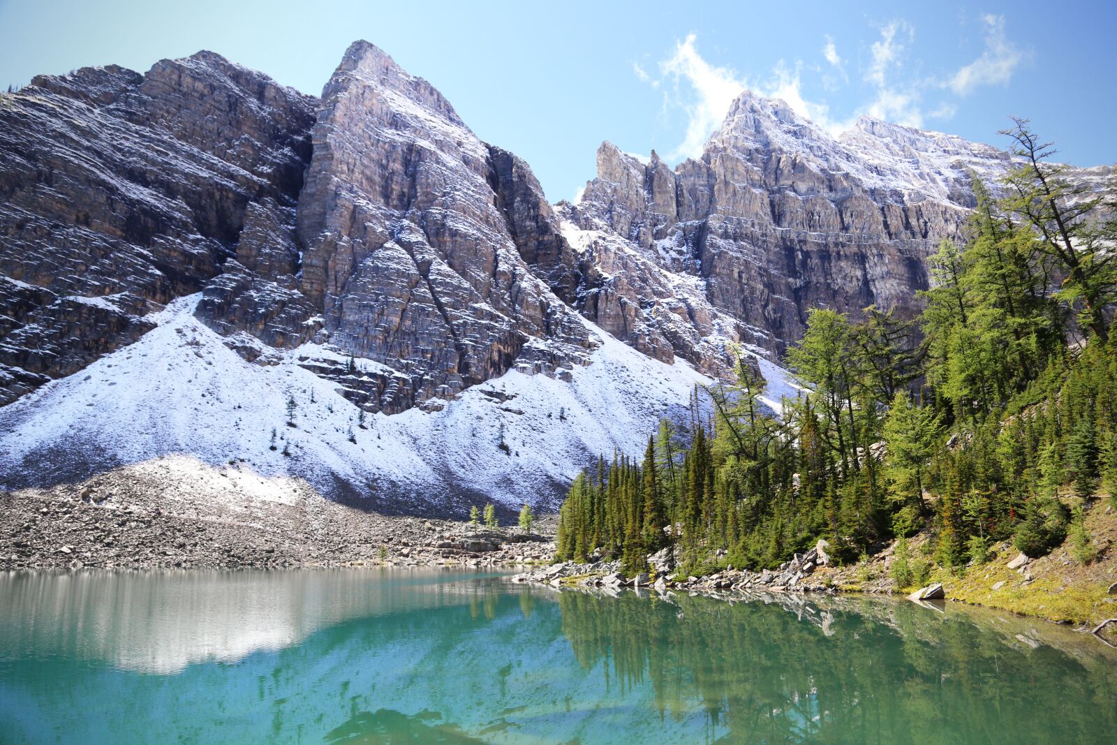 Canon EOS 6D + Canon EF 24-105mm F4L IS USM sample photo. Canada, lake, agnes photography