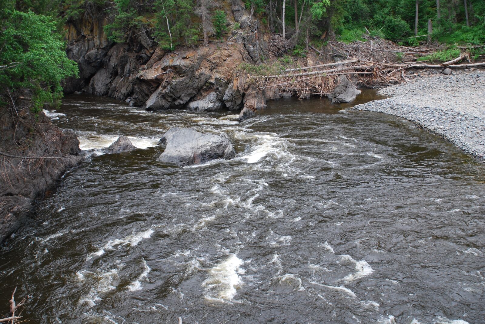 Nikon D40X sample photo. River, wild, nature photography