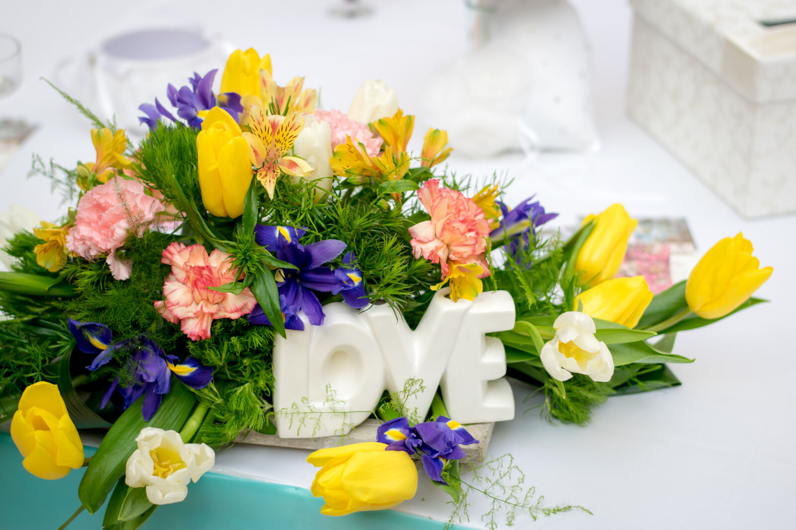 Nikon AF-S Nikkor 50mm F1.8G sample photo. Bouquet, flower, love, tulips photography