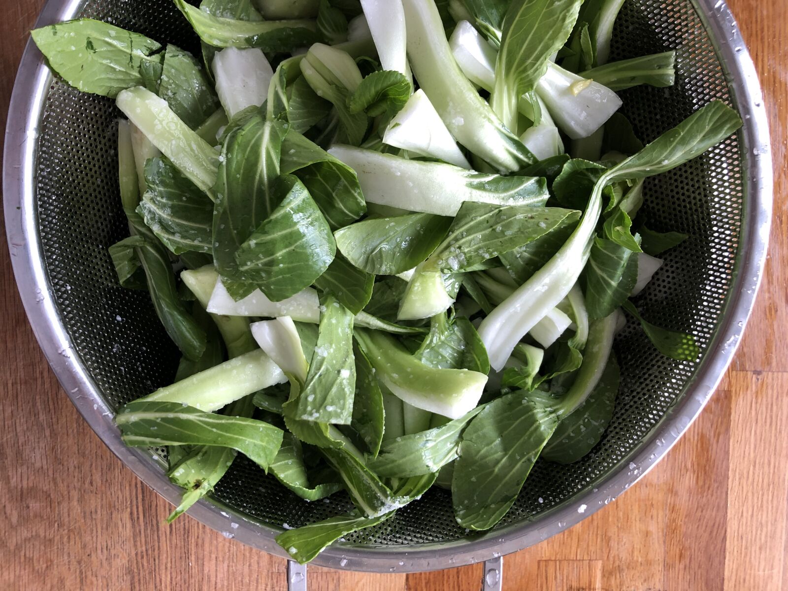 Apple iPhone X sample photo. Bok choy, greens, cabbage photography
