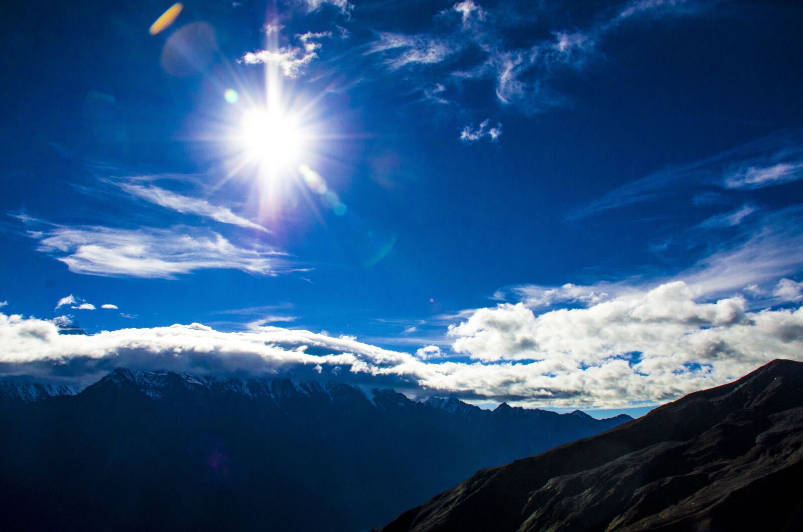Nikon D7000 sample photo. Gongga snow mountain, cloud photography