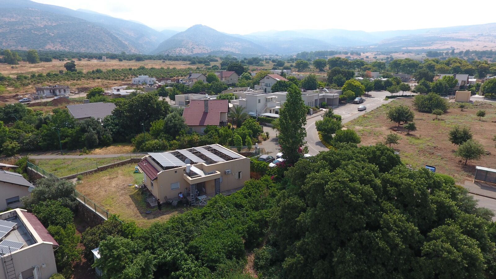 DJI FC330 sample photo. Village, green landscape, nature photography