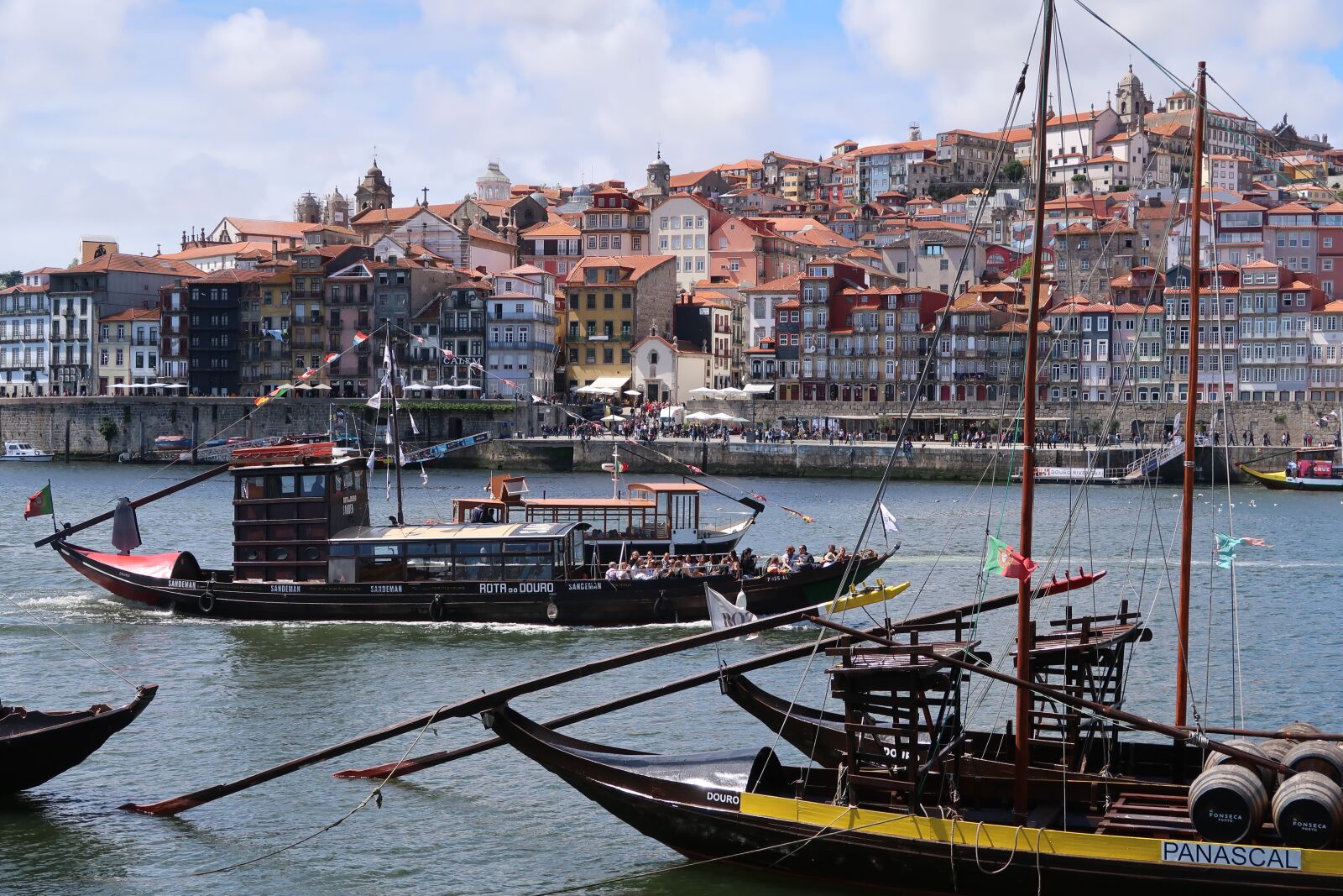 Canon PowerShot G7 X Mark II sample photo. Porto, river, boats photography