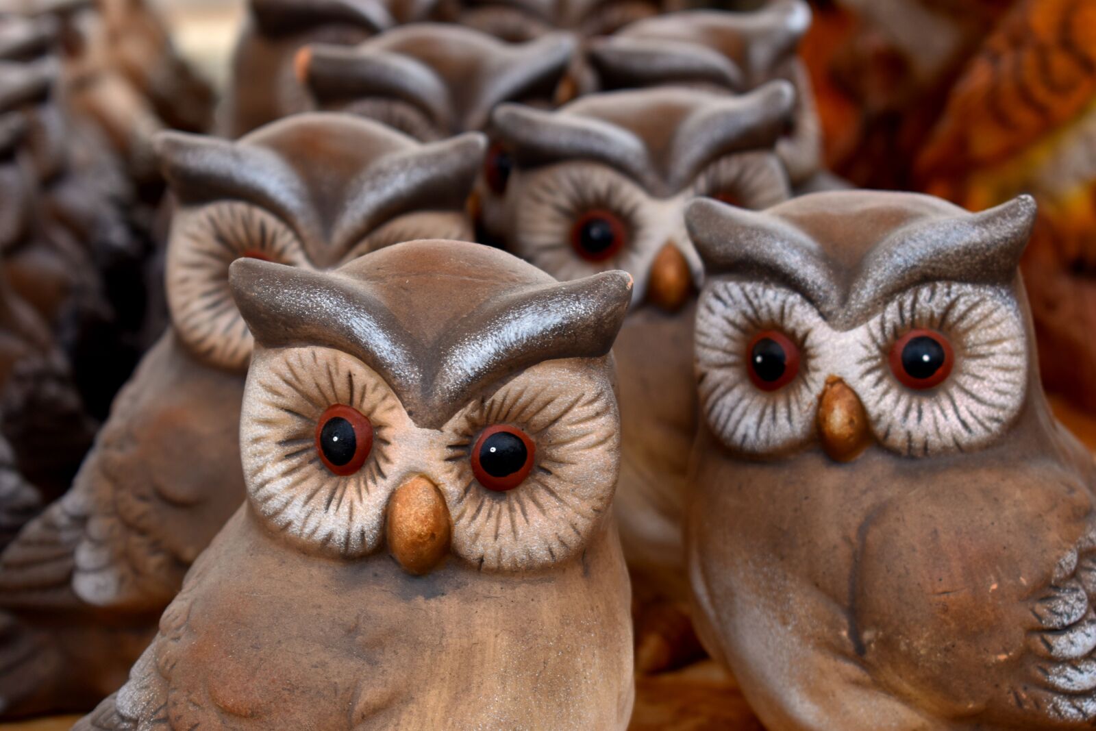 Nikon D5600 sample photo. Owl, object, terracotta photography