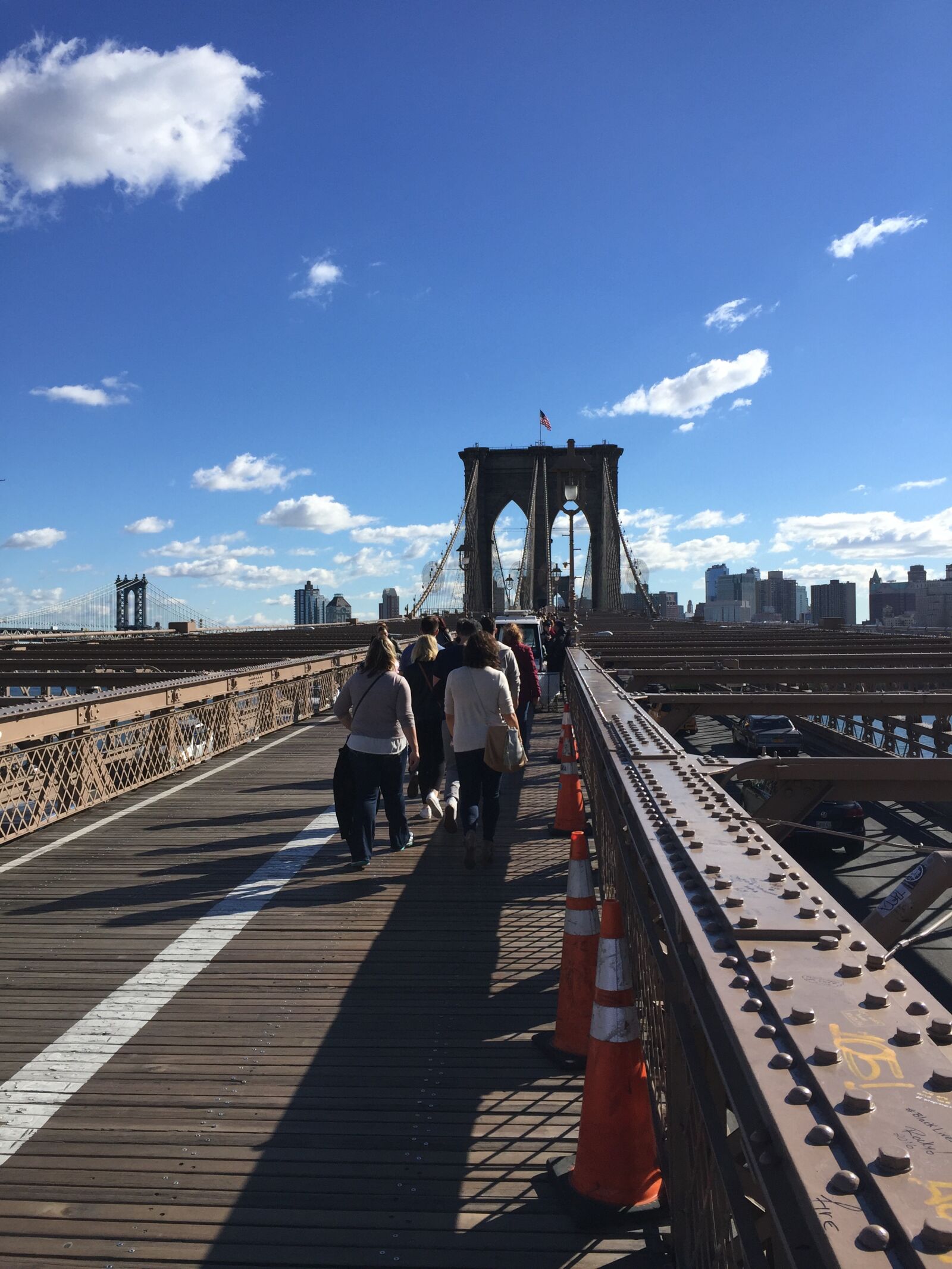 iPhone 6 back camera 4.15mm f/2.2 sample photo. Nyc, usa, bridge photography