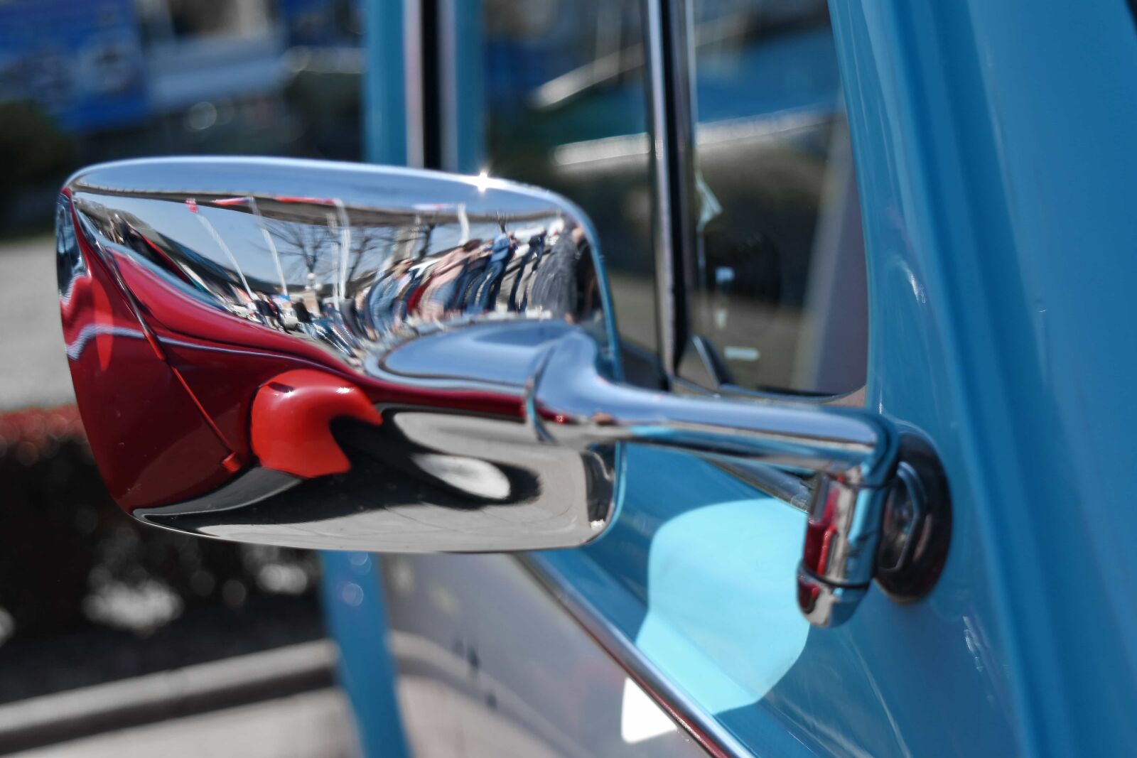 Nikon D5500 sample photo. Chrome, mirror, reflection, car photography
