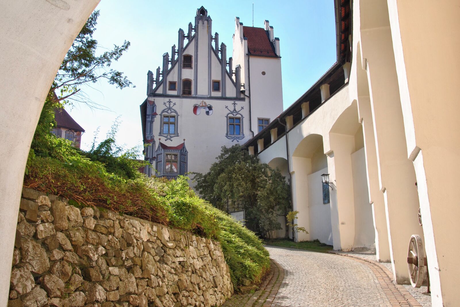 Nikon D3000 sample photo. Castle, bavaria, germany photography