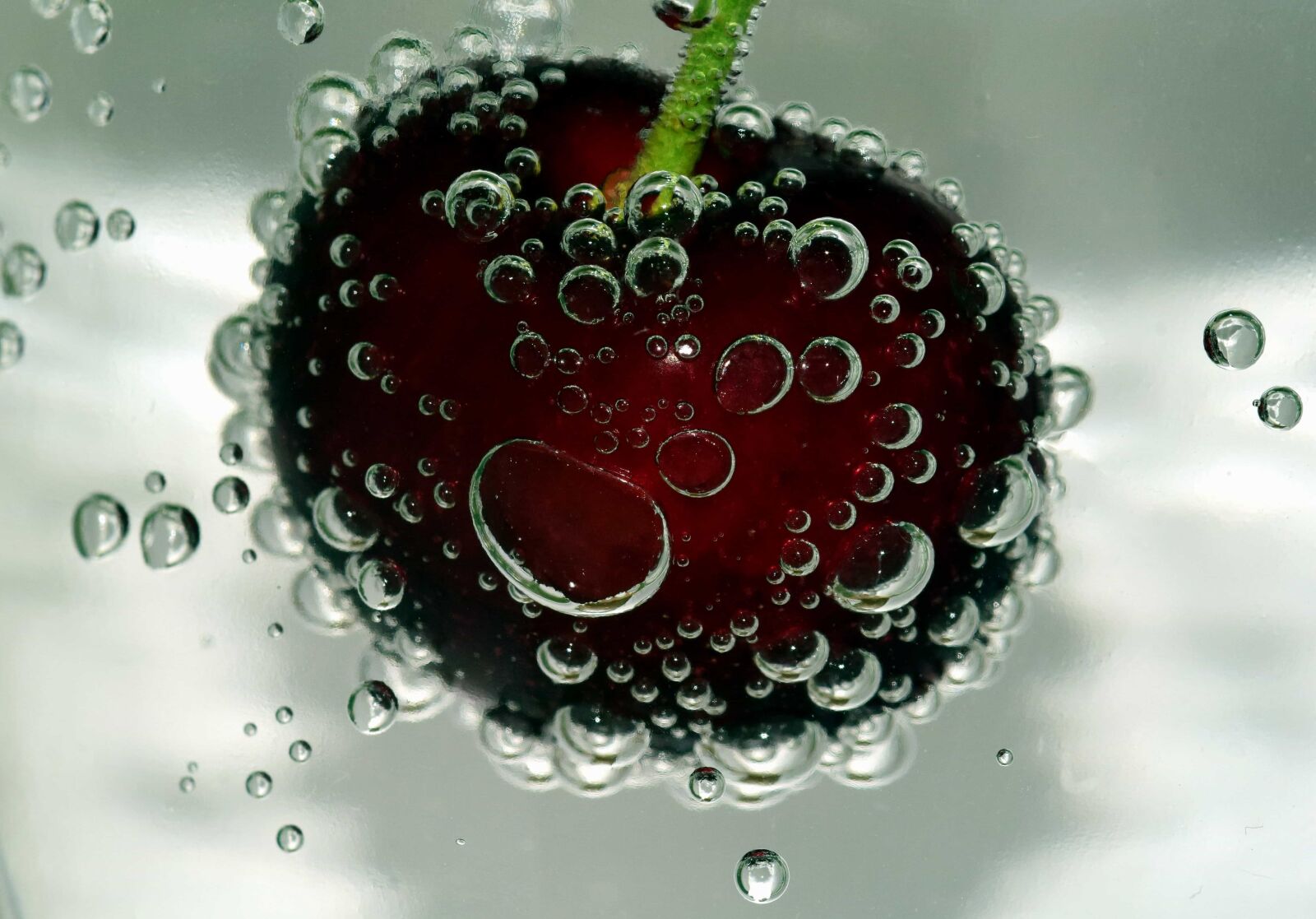 Nikon D3300 sample photo. Macro, wet, liquid, cherry photography