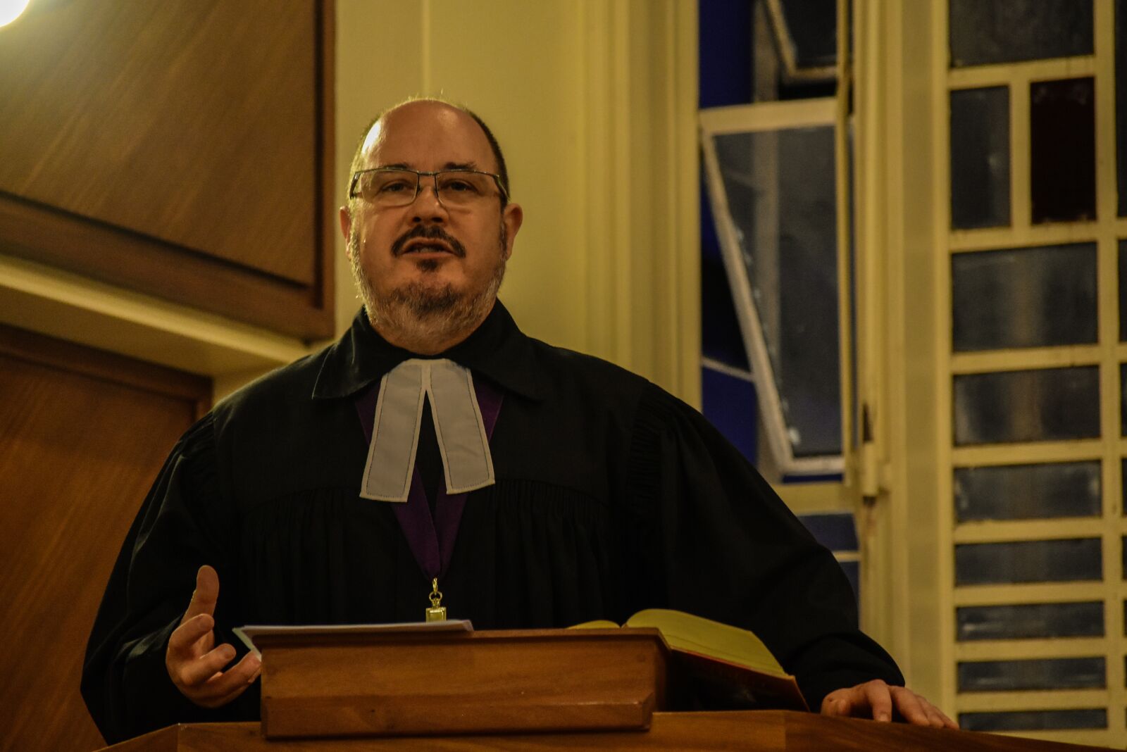 Nikon D7200 sample photo. A protestant pastor, protestant photography