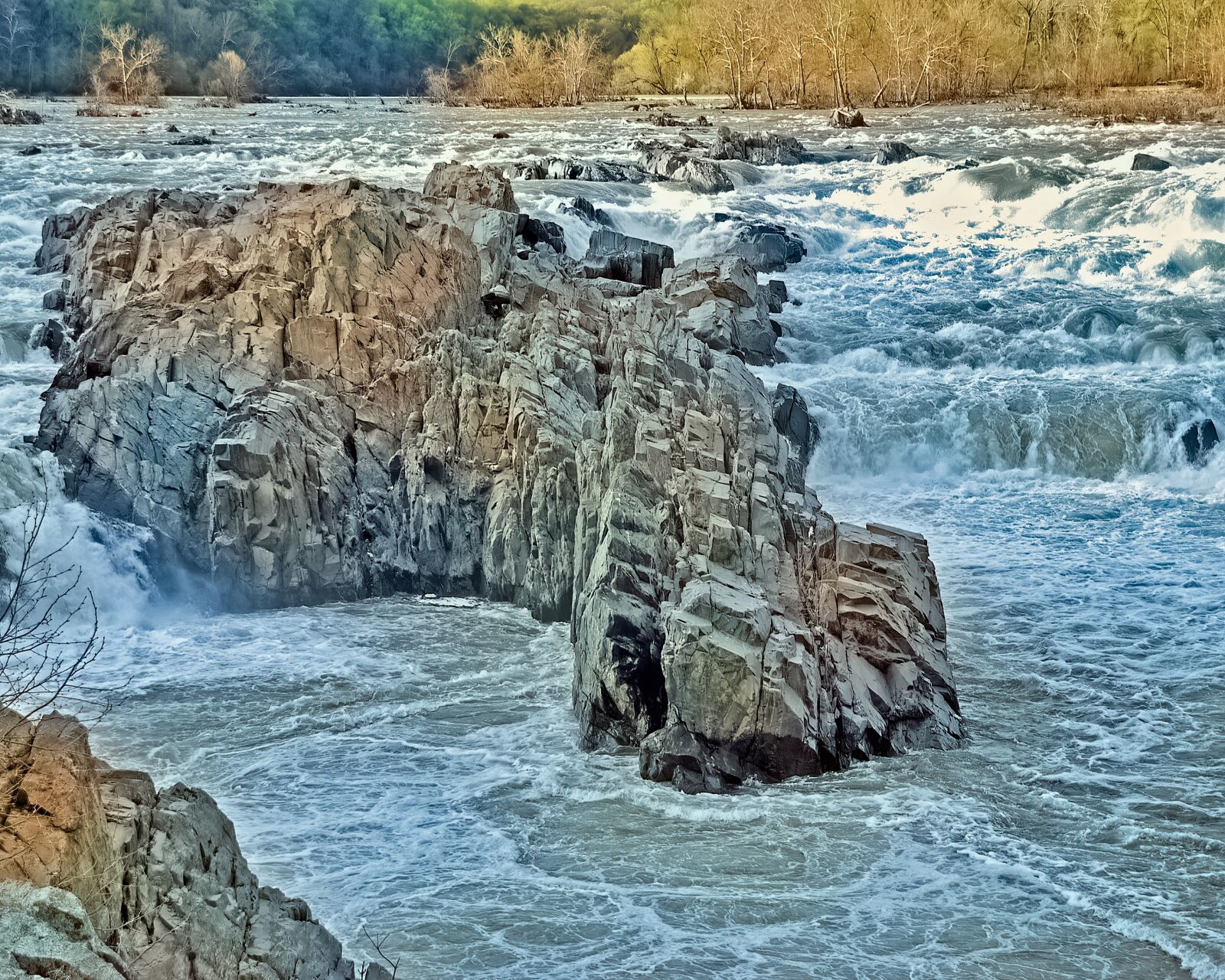 Nikon D80 sample photo. Potomac, river, rapids photography