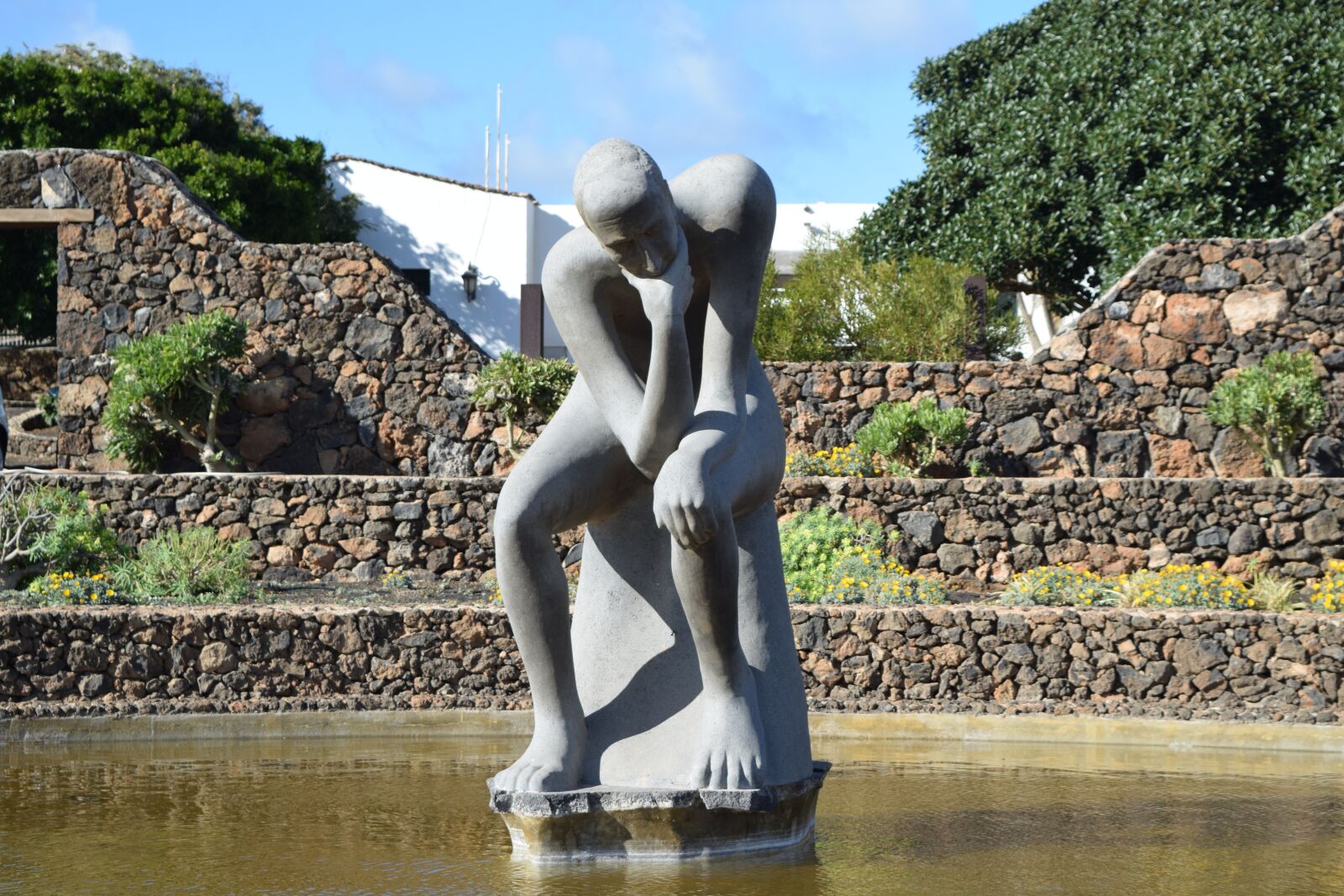Nikon D5300 sample photo. Lanzarote, sculpture, sculptor photography