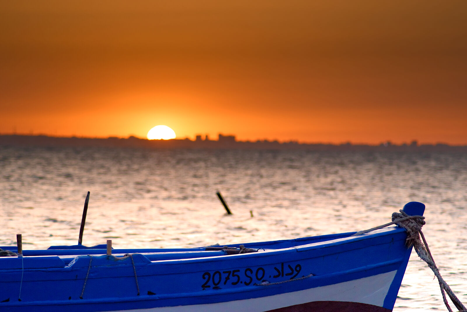 Nikon D5500 sample photo. Boat, deep, sea, golden photography