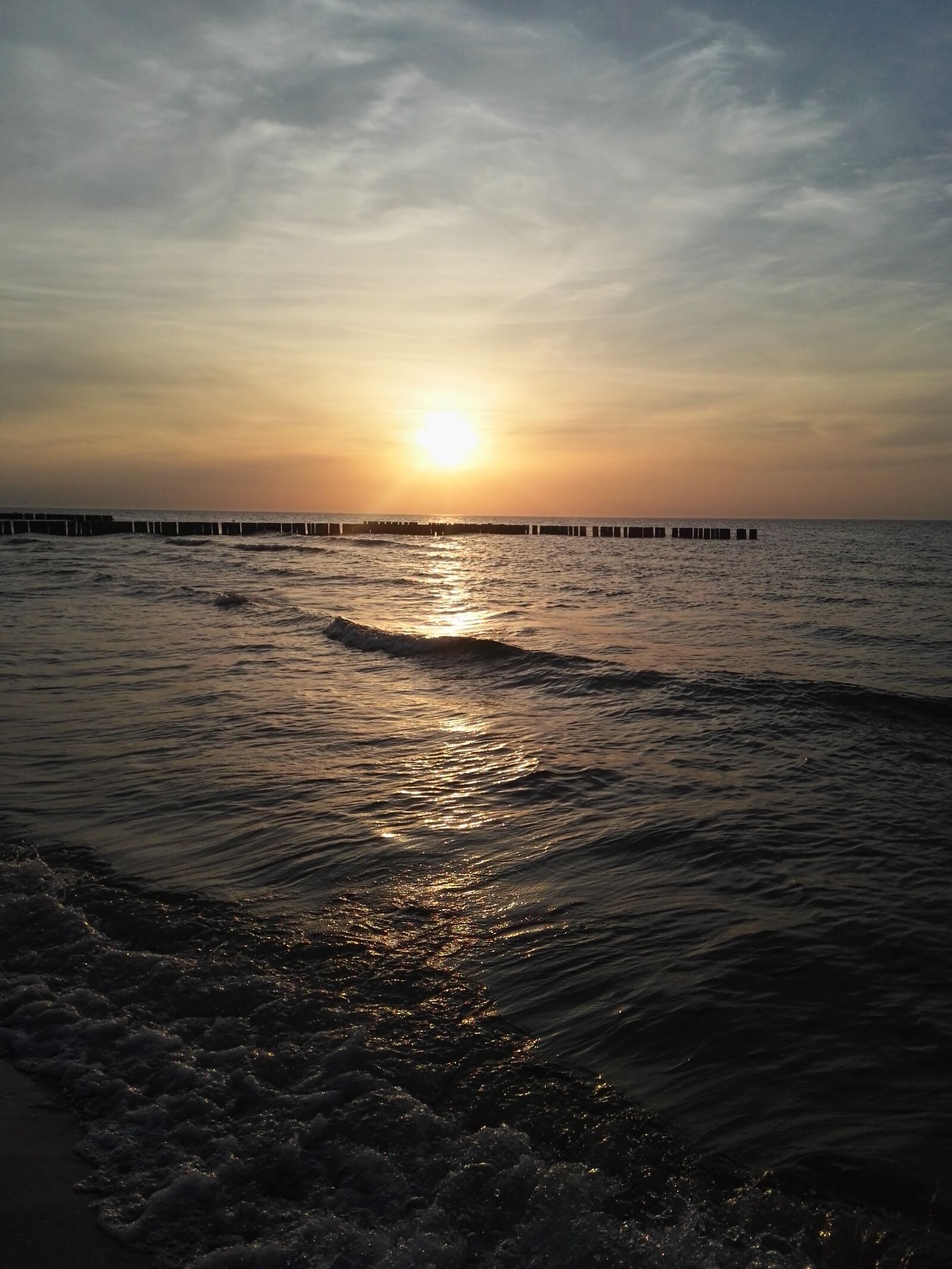 HUAWEI P8 sample photo. Sea, sunset, beach photography