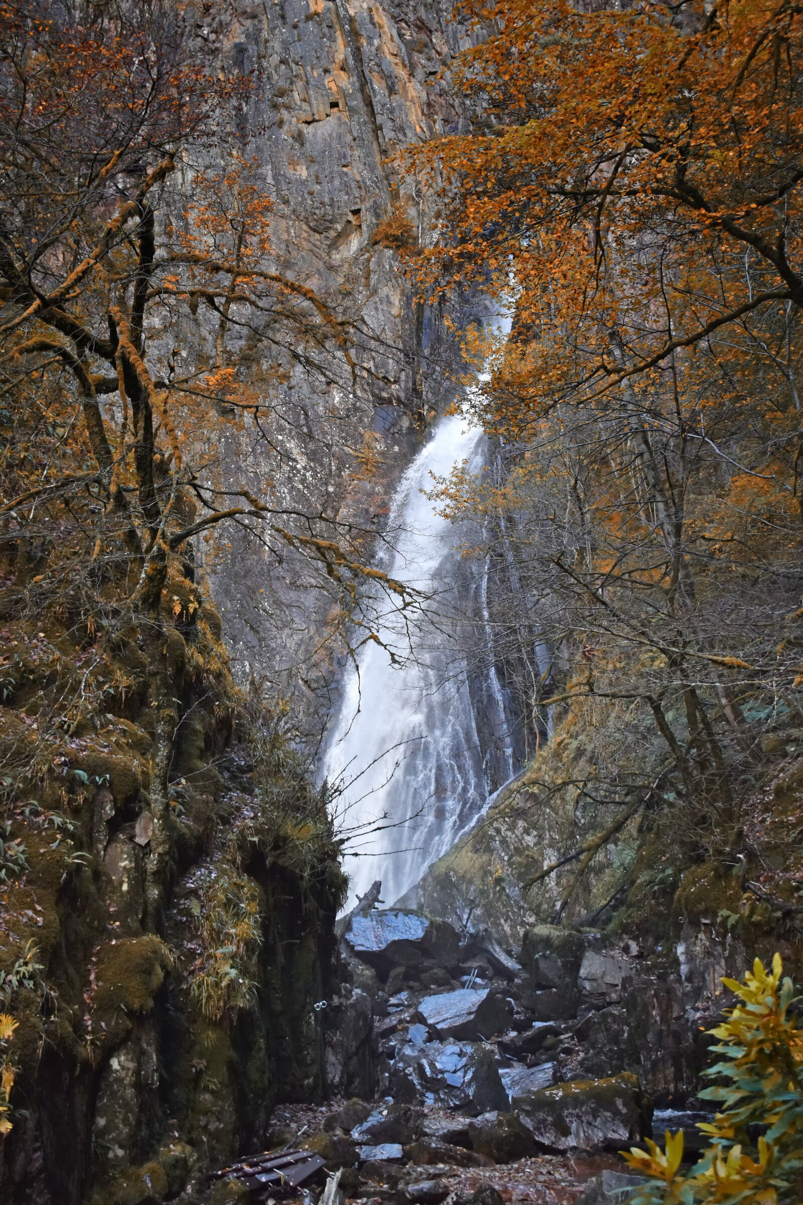 Nikon D5500 sample photo. Grey mare's tail, waterfall photography
