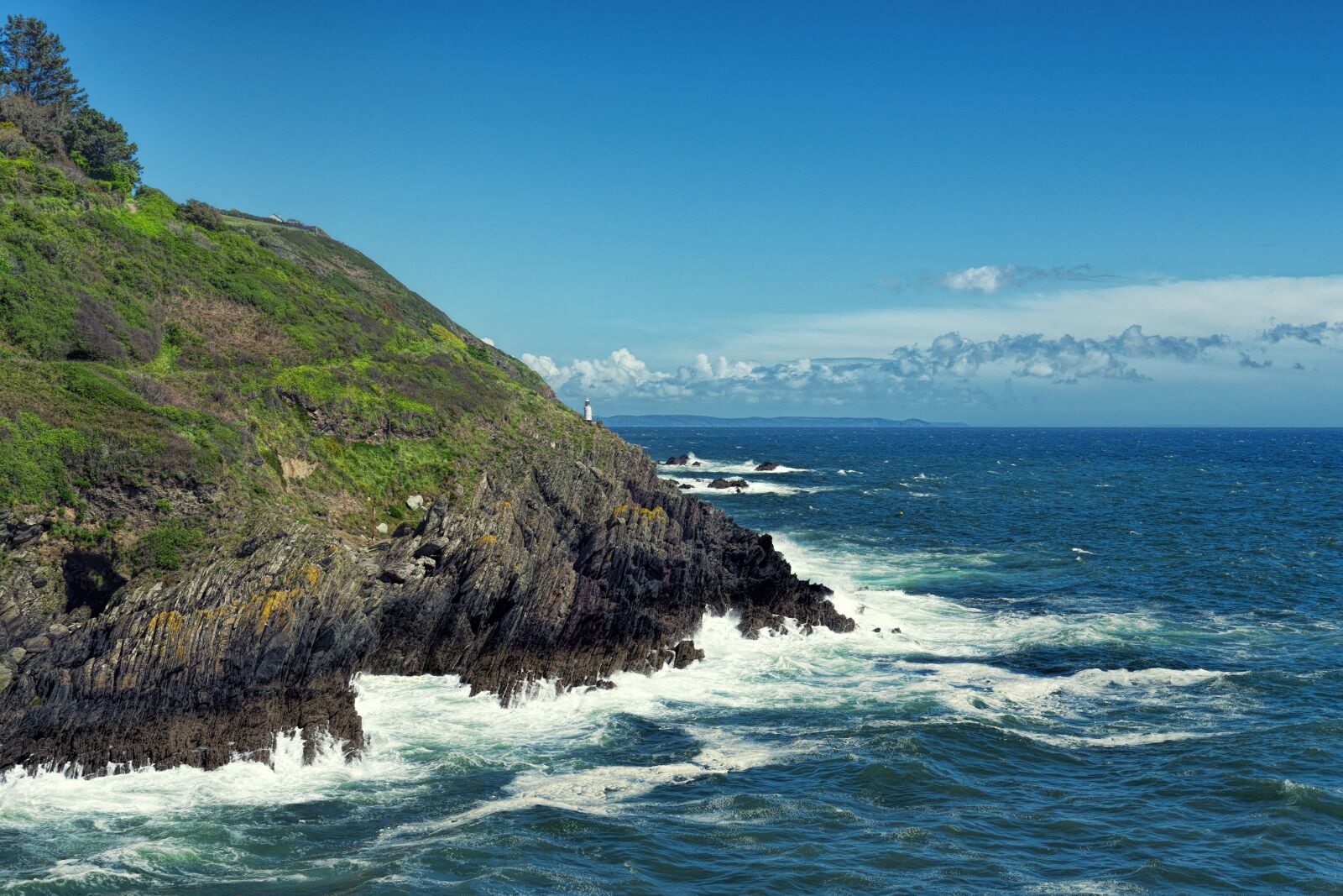 Sony a7 II sample photo. Cornwall, coast, rock photography