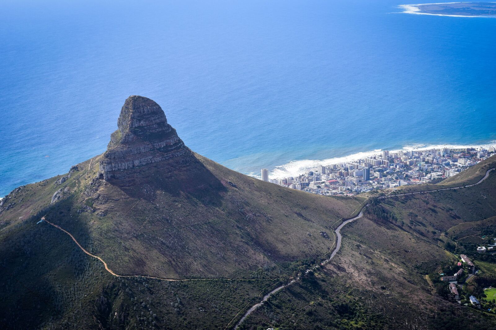 Nikon D5500 sample photo. Aerial from table mountain photography